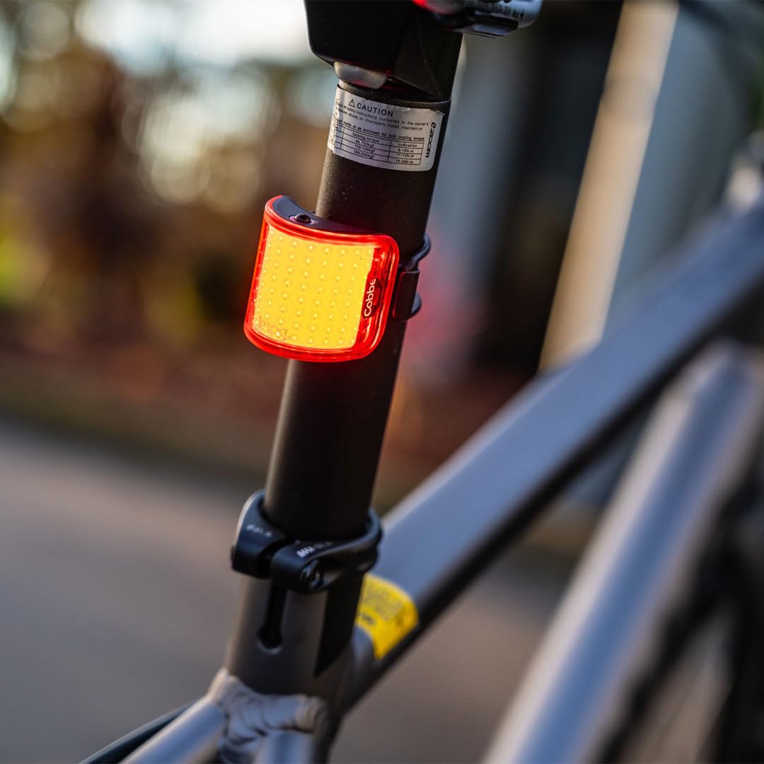 Knog Lil' Cobber Rear Bike Light - Compact, Rechargeable Bike Tail Light With 330° Visibility, 5 Light Modes, Waterproof, Easy Mount For Aero And Standard Seat Posts