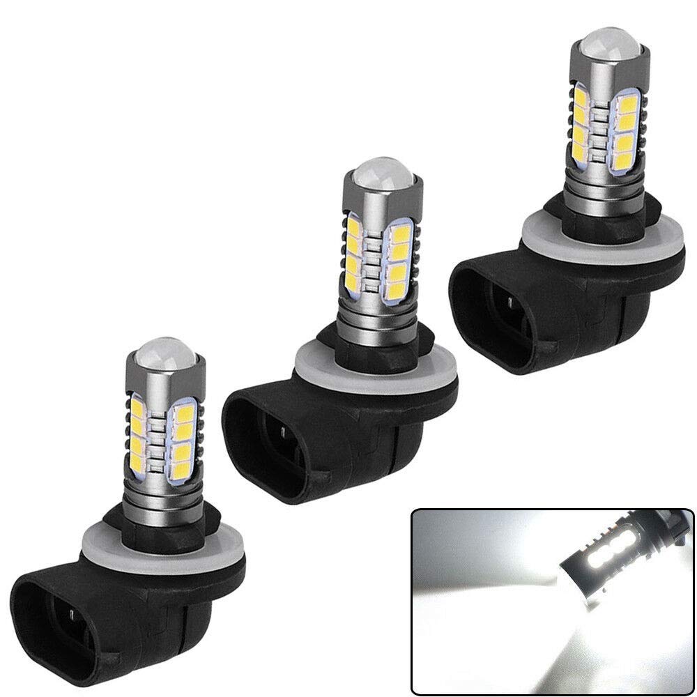 Jahyshow 3 Pack 4800Lm High Power 270W Super White 6000K Headlight Led Light Bulbs Replacement For Polaris Sportsman Ace Hawkeye