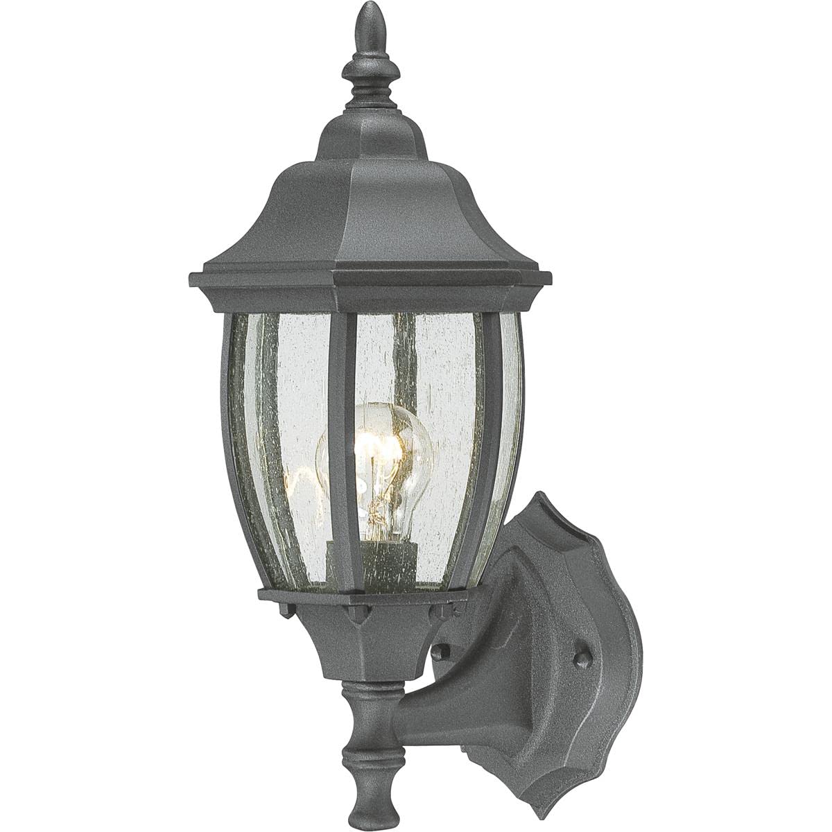 Thomas Lighting SL92237 Covington Outdoor Wall Lantern, Black, 7.8 L x 6.5 W x 14.3 H