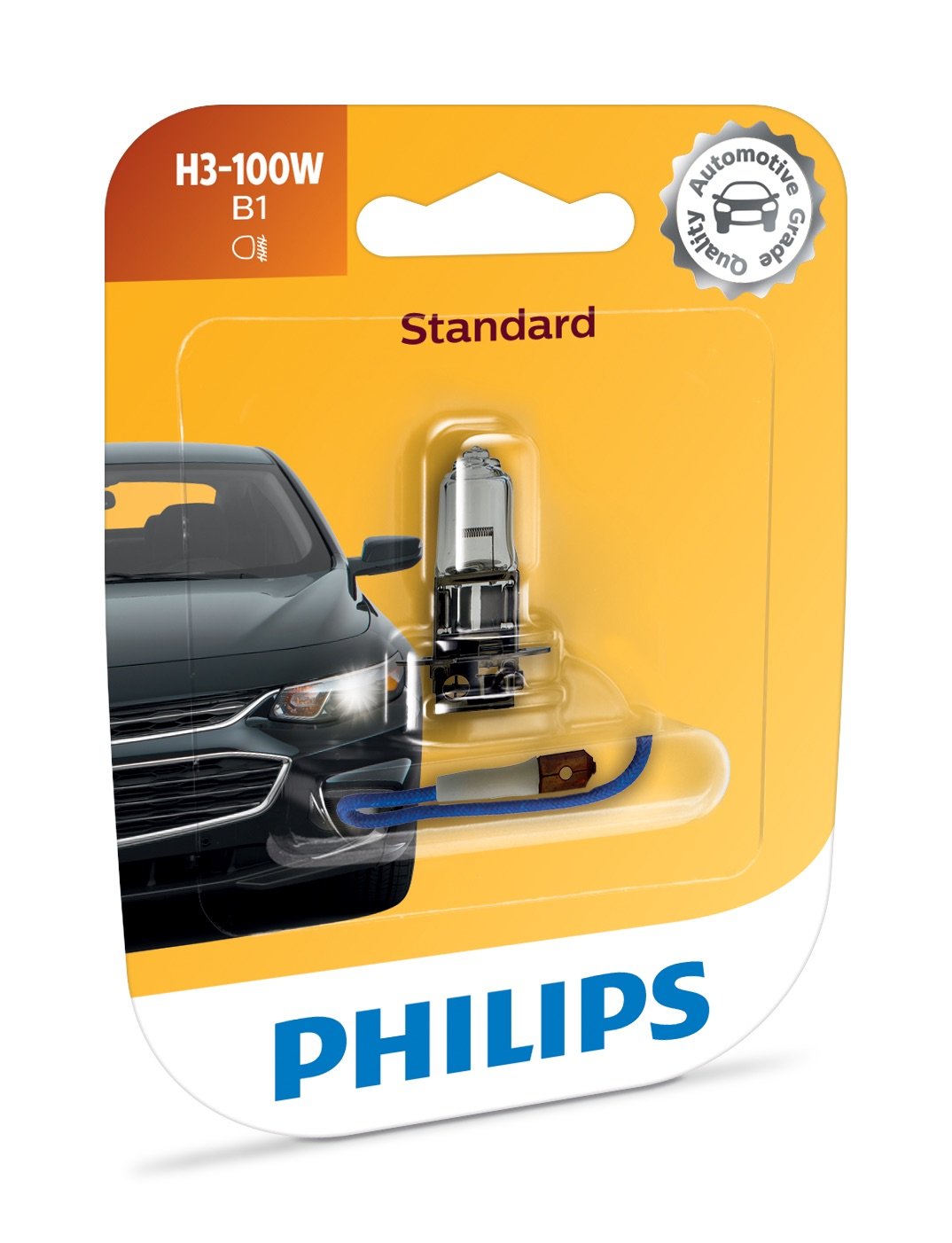 Philips 12455RAB1 H3-100W Standard Fog Bulb (Pack of 1)