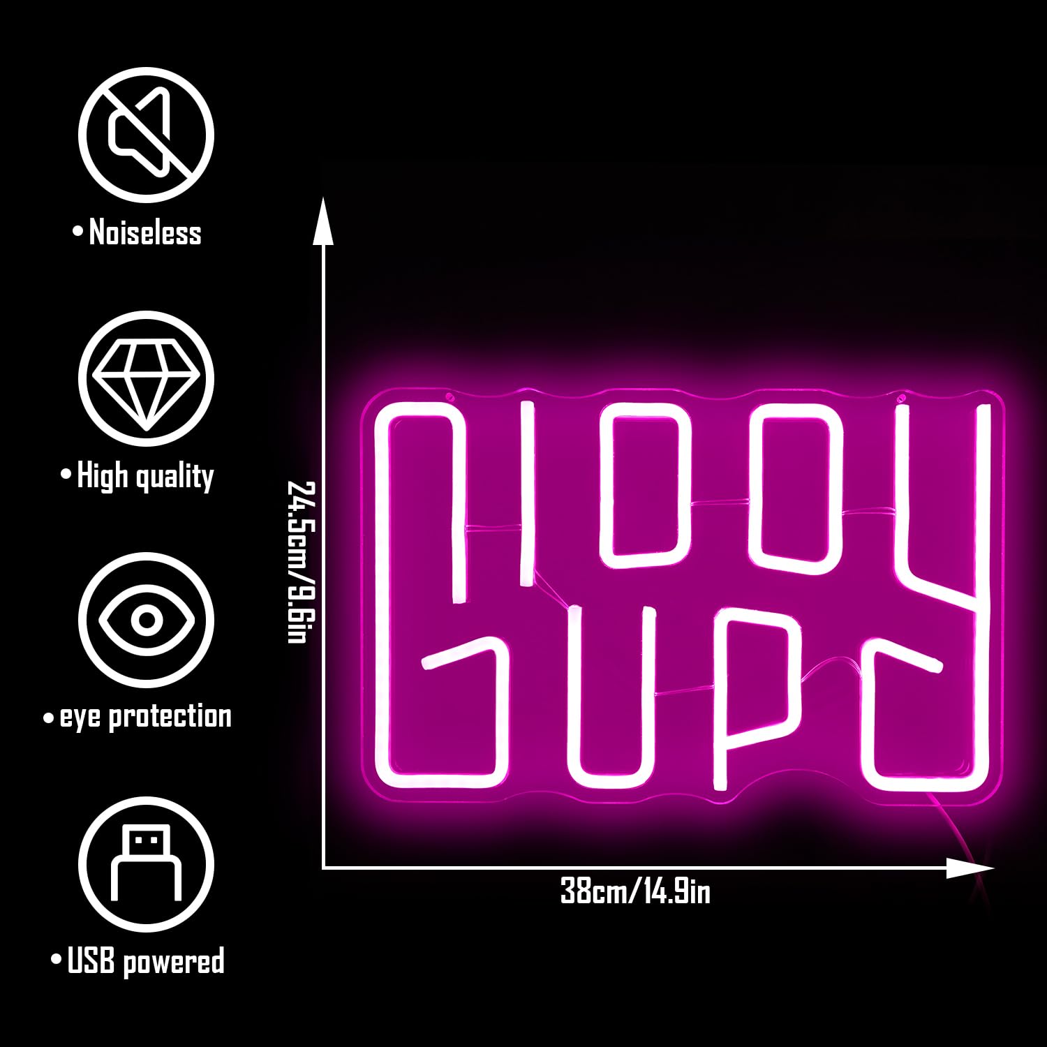 Giddy Up Neon Sign Dimmable Led Neon Sign Cowboy Neon Sign for Wall Decor Bedroom Office Neon Light Sign Light Up Signs Living R