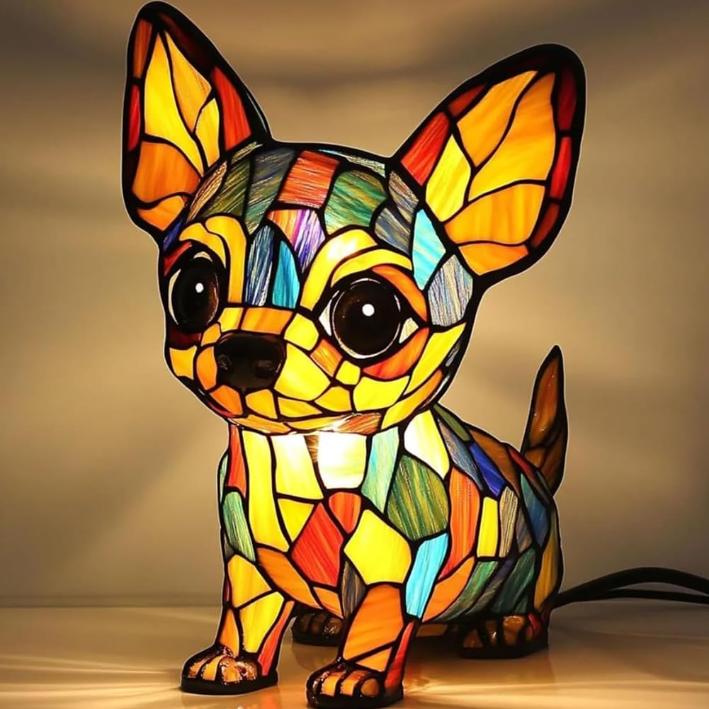 English Bulldog Lamp, Book Lights For Reading At Night, Nightlight For Kids Room, Lamps For Night Stands, Warm Color Mood Lighti
