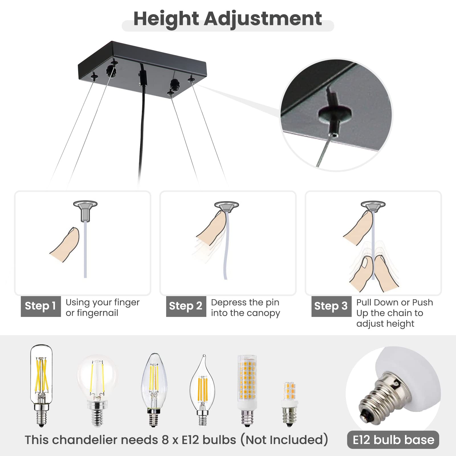 7Pm K9 Crystal Chandelier - Modern Rectangular Pendant Lighting, L40 X W10 X H10, Black Stainless Steel, Model Cl010842