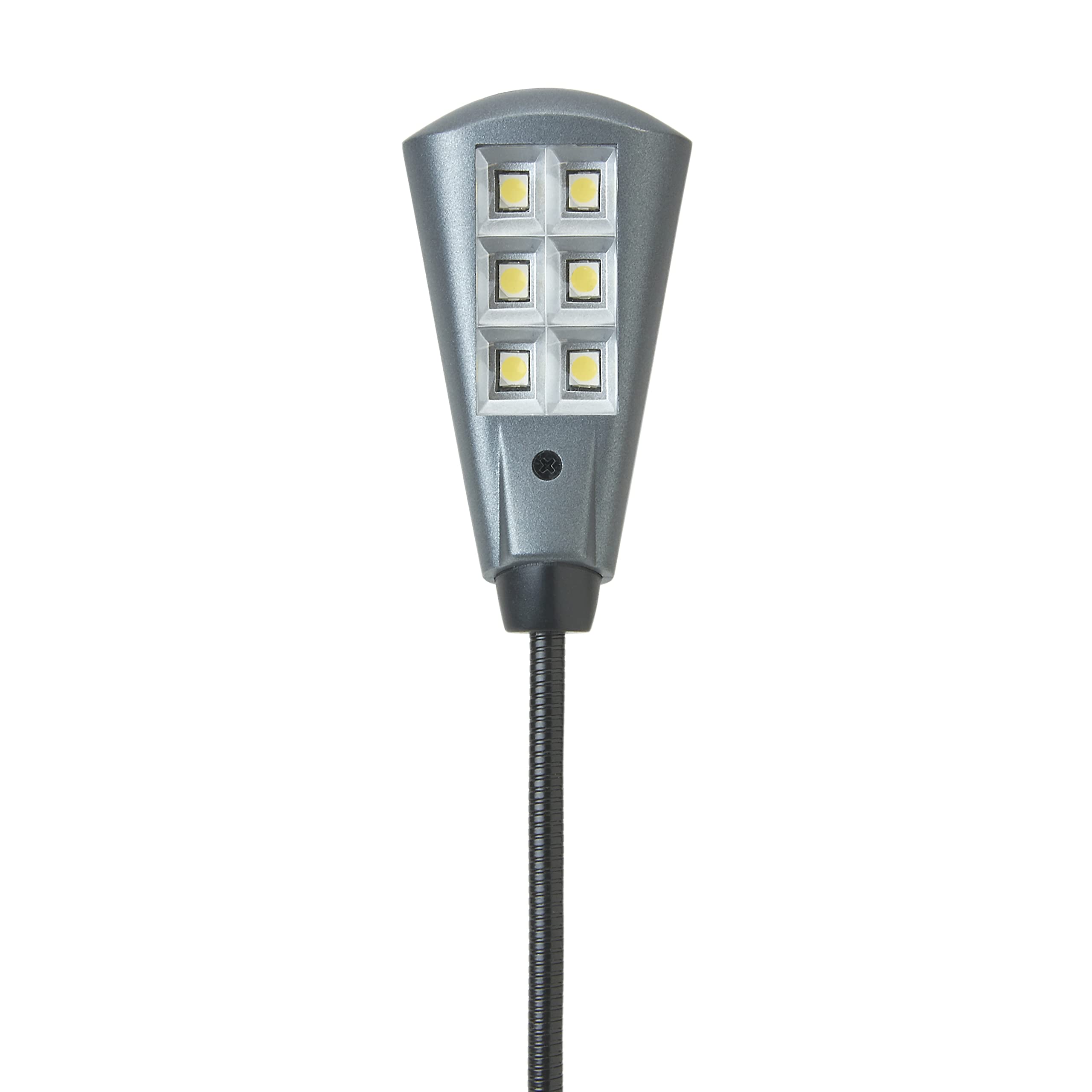 Carson Fl-66 Ultra Bright Adjustable 6 Led Book Light - Black Flex Neck Design