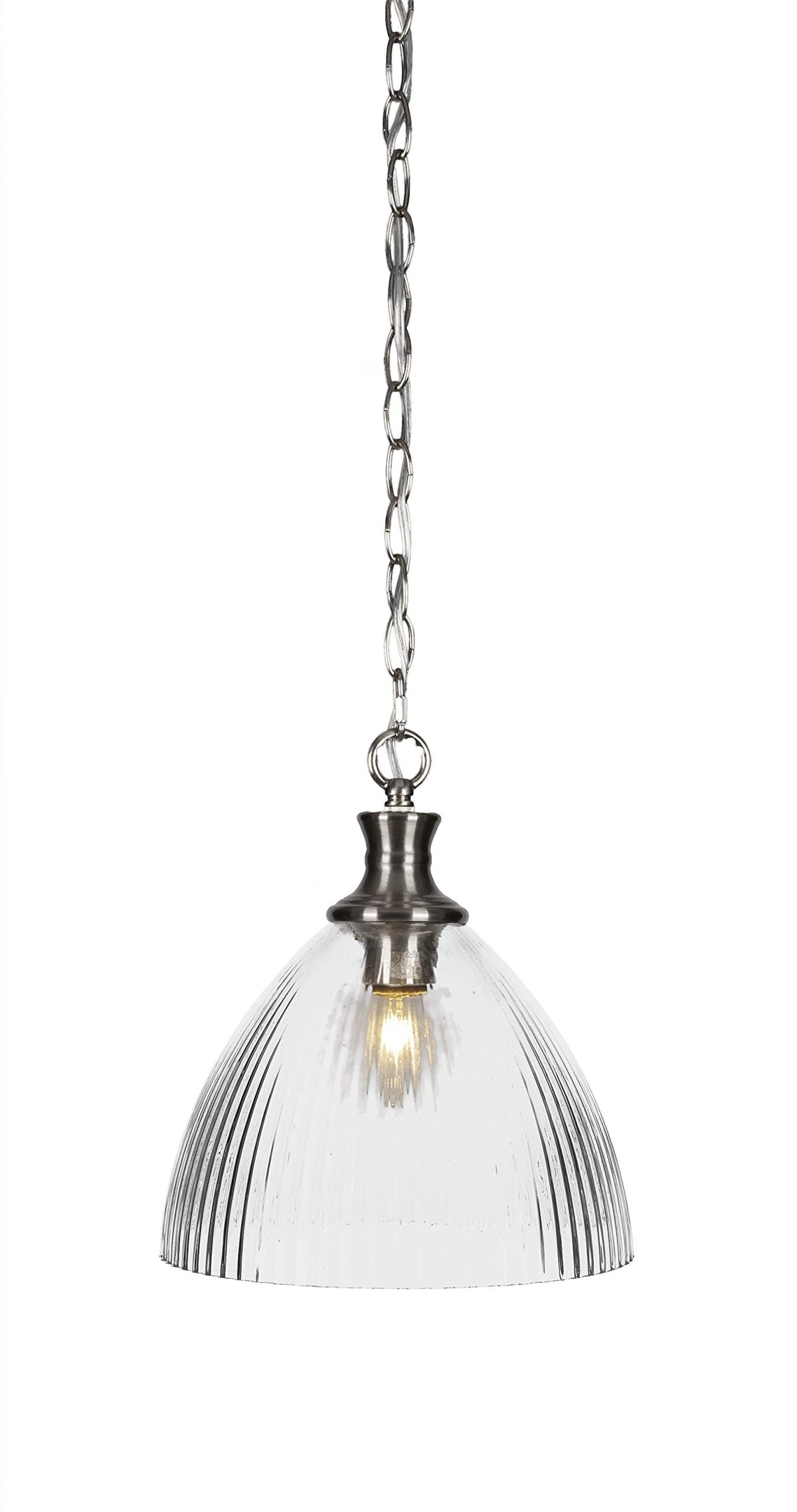 Toltec Lighting Carina 1 Light Pendant in Brushed Nickel (96-BN-4630)