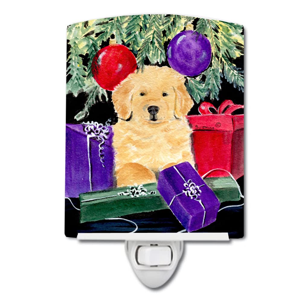 Carolines Treasures Golden Retriever Ceramic Night Light, UL-Certified, 6x4x3 inches, Model SS8581CNL, Multicolor