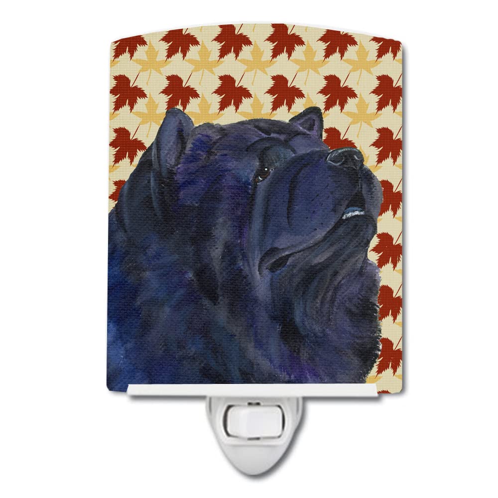 Carolines Treasures Ceramic Night Light, Chow Chow Portrait, UL-Certified, 6x4x3in, Multicolor, Model SS4355CNL