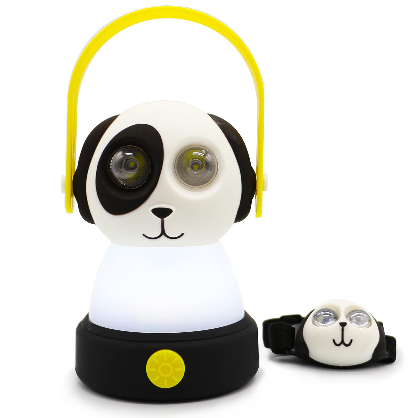 FANT.LUX LED Camping Lantern & Headlamp Set for Kids, Lightweight Battery Powered Night Light, Model NBOWL-001, Owl Design