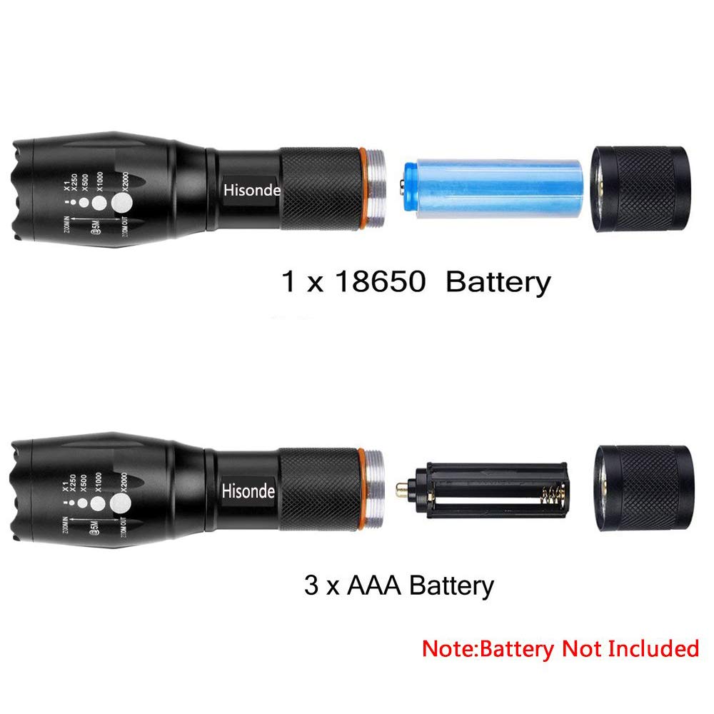 Military Grade Tactical 5 Mode High Lumens Waterproof Led Flashlight (3)