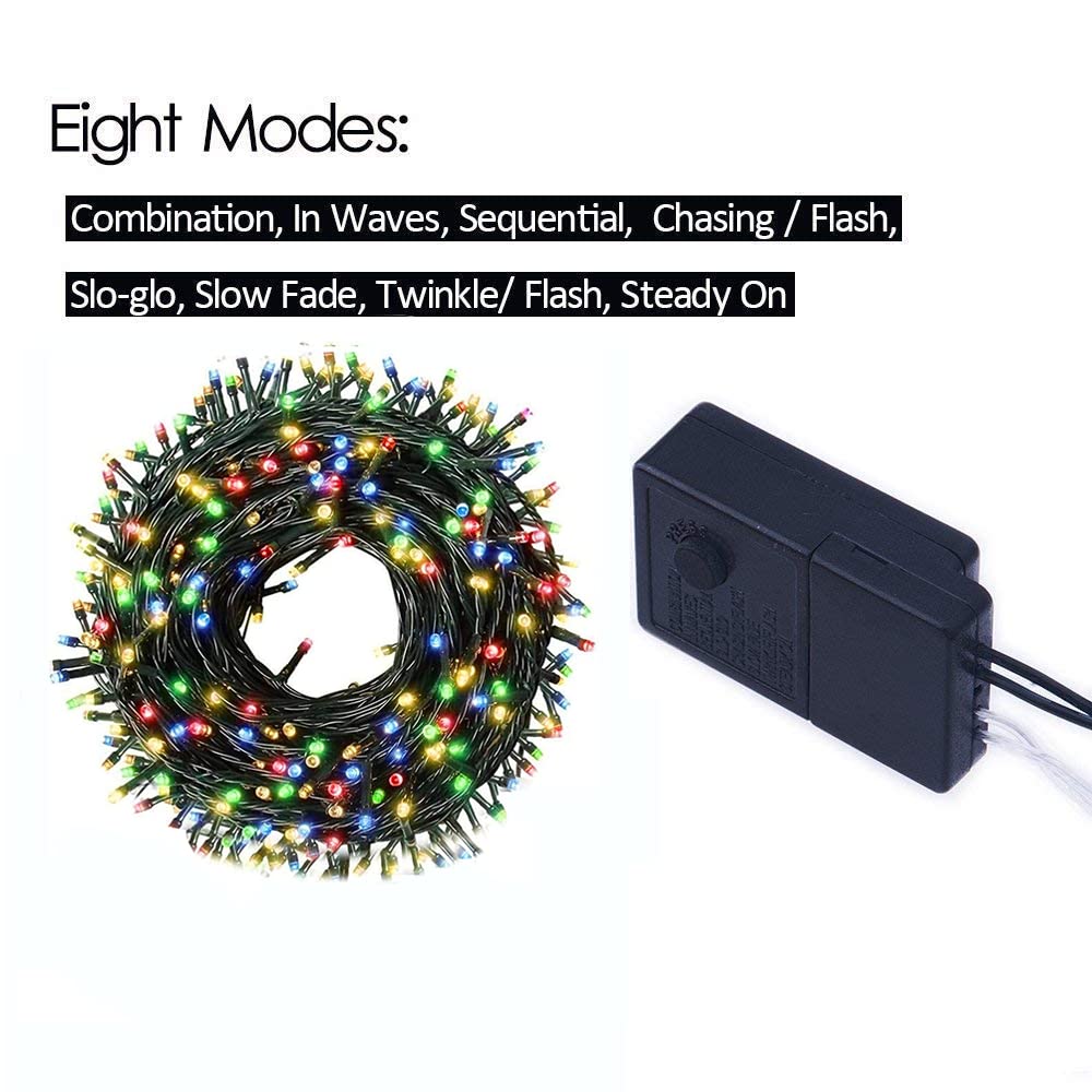 Gesto 55 Meter Serial String Led Light with 8 Modes Changing Controller for Home Decoration,Diwali,Christmas,Patio Garden Yard,T