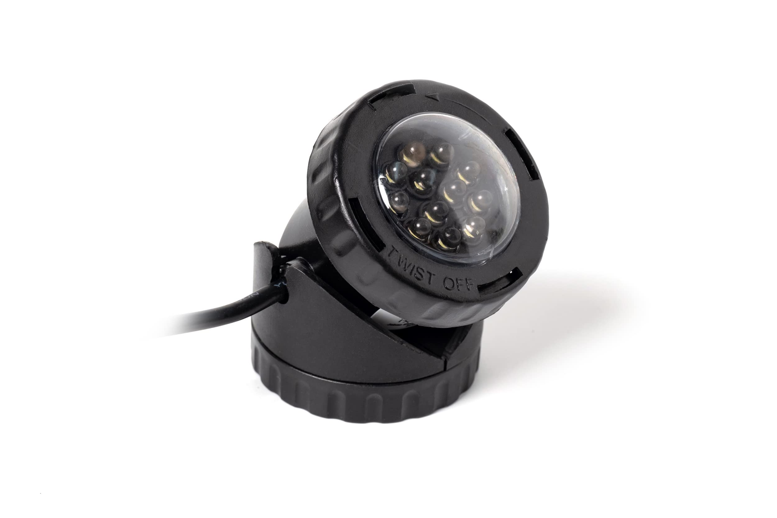 Jebao 12-Led Submersible Lights For Water Gardens & Ponds, Set Of 4, Plastic