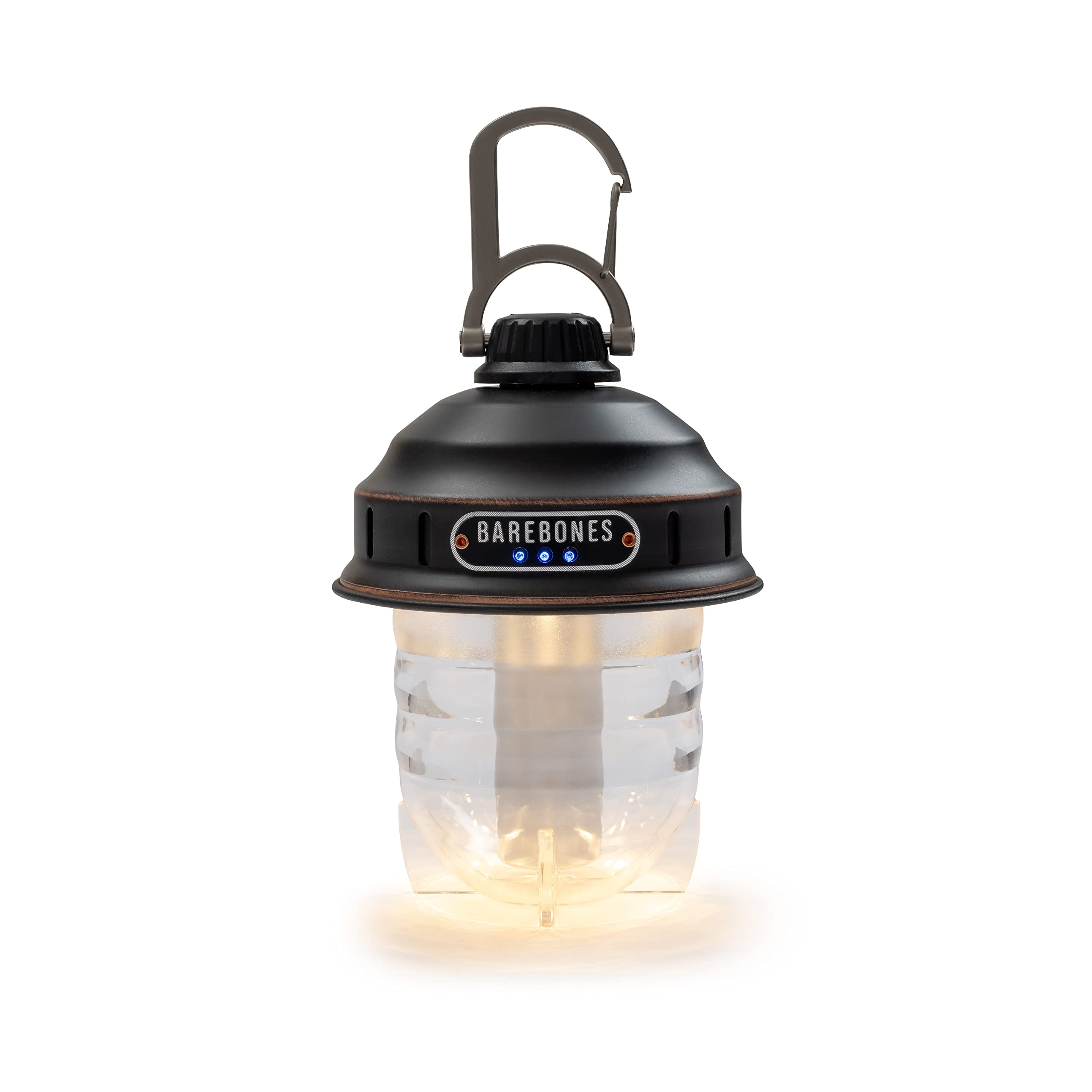 Barebones Beacon Hanging Light - Antique Bronze, Rechargeable Led Camping Lantern With Adjustable Brightness - Weatherproof Vint