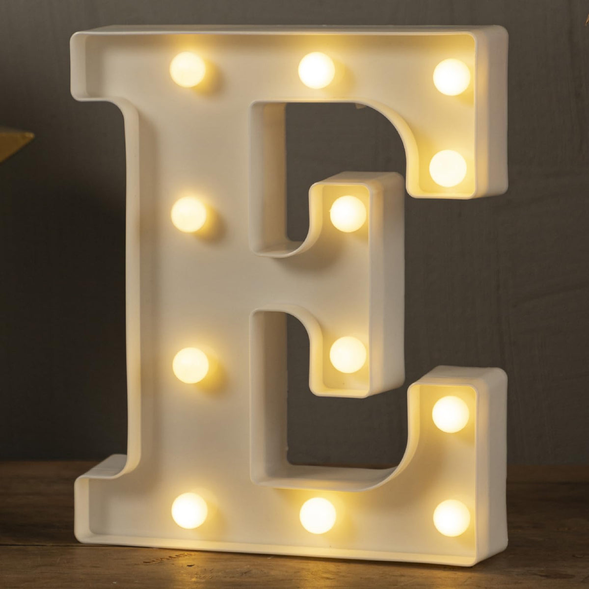 Led Marquee Letters Lights Sign-E, Hxweiye Led Letters Lights 26 Alphabet, Light Up Number 0-9 Letters Sign For Party Home Birth
