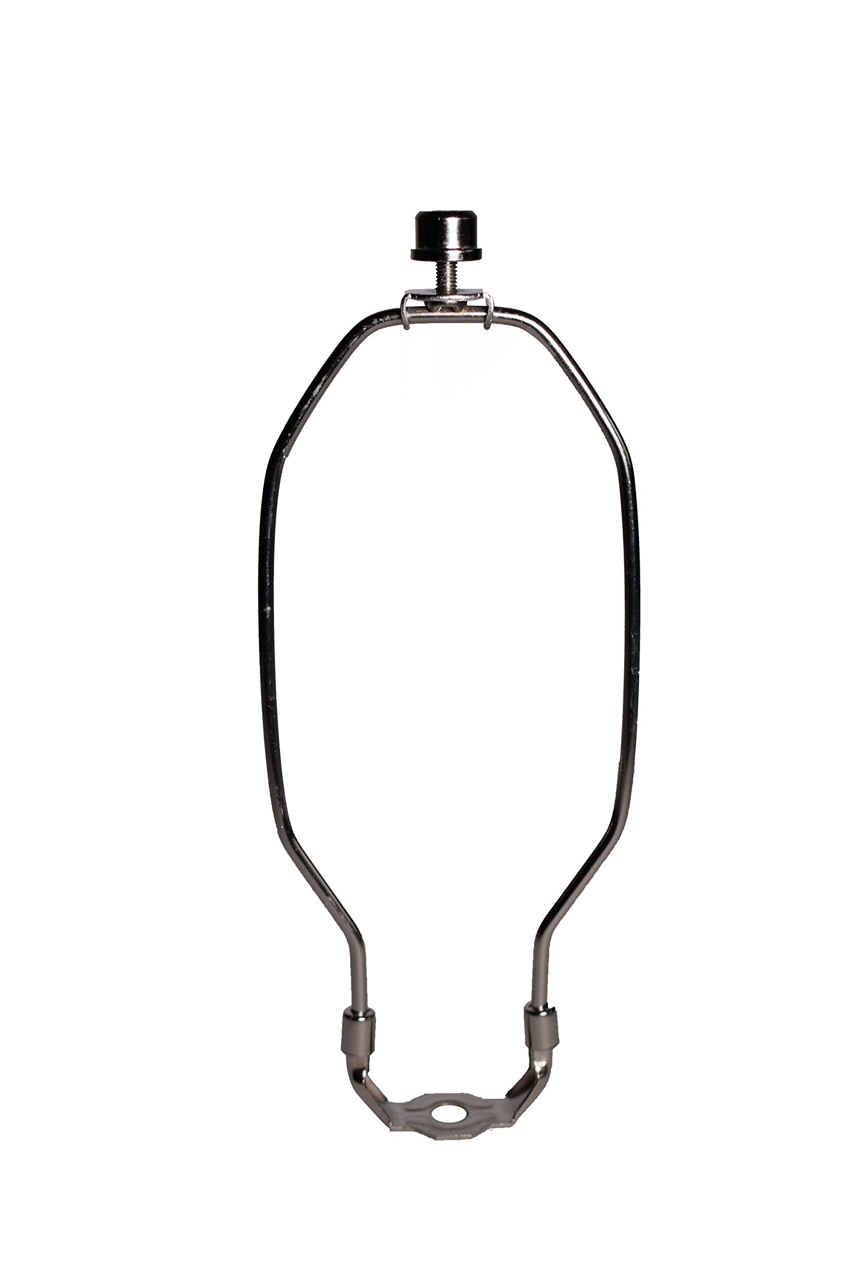 I Like That Lamp Complete Lamp Harp Set (1 Pack) - Silver 8 Harp (Suitable for 9 to 10 Lampshade) - Includes Harp, Saddle Holder