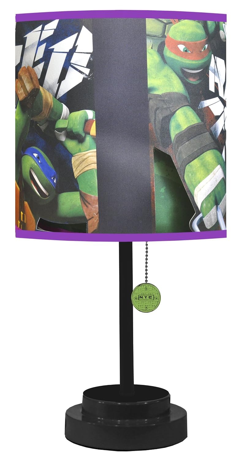 Nickelodeon Table Lamp Teenage Mutant Ninja Turtles 11.8 x 11.6 x 17.2 inches
