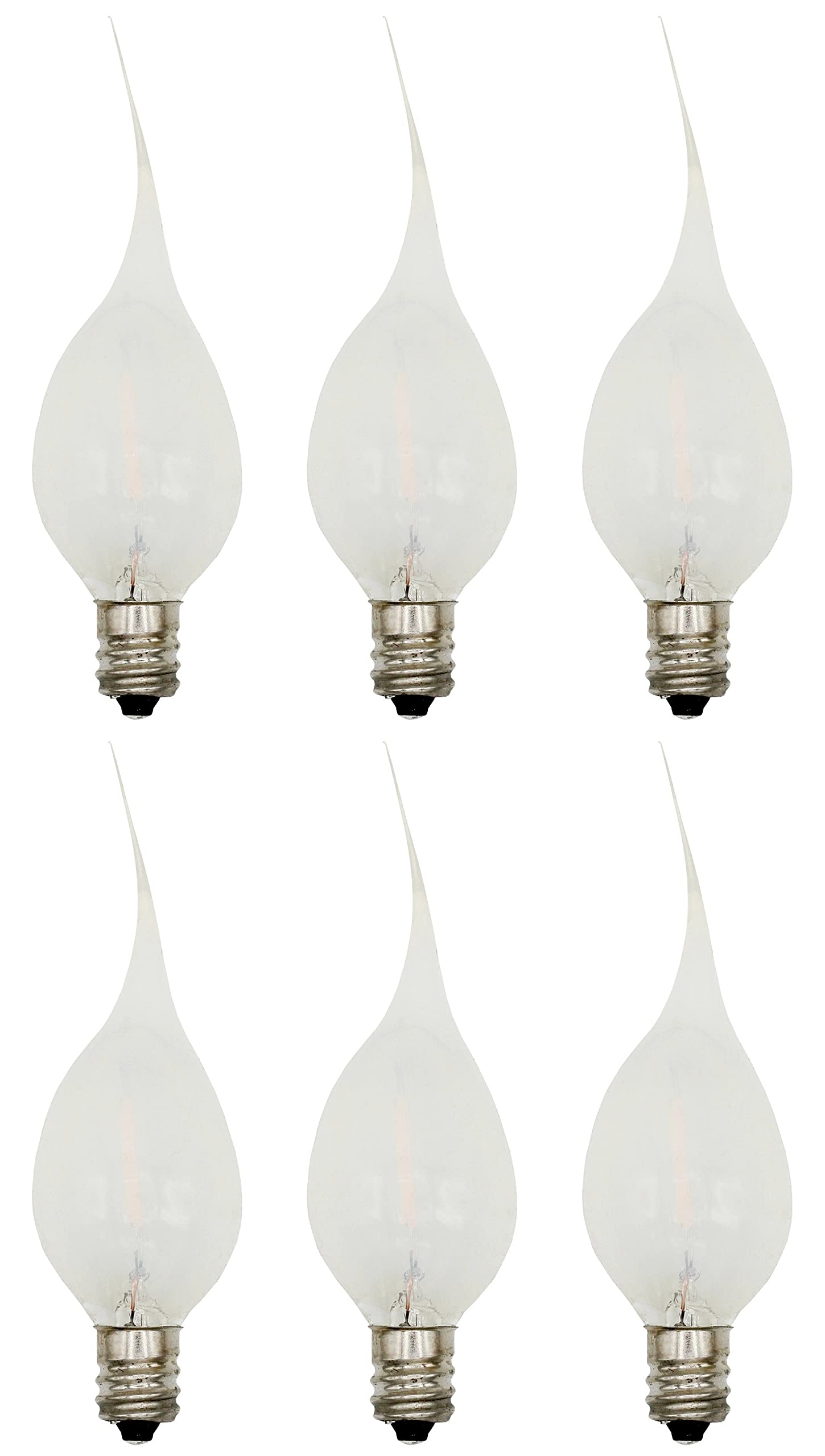 Creative Hobbies Silicone Led Night Light Bulbs, C7 Replacement Light Bulbs - 0.7W Equivalent To 4W 5W 6W 7W Incandescent, White