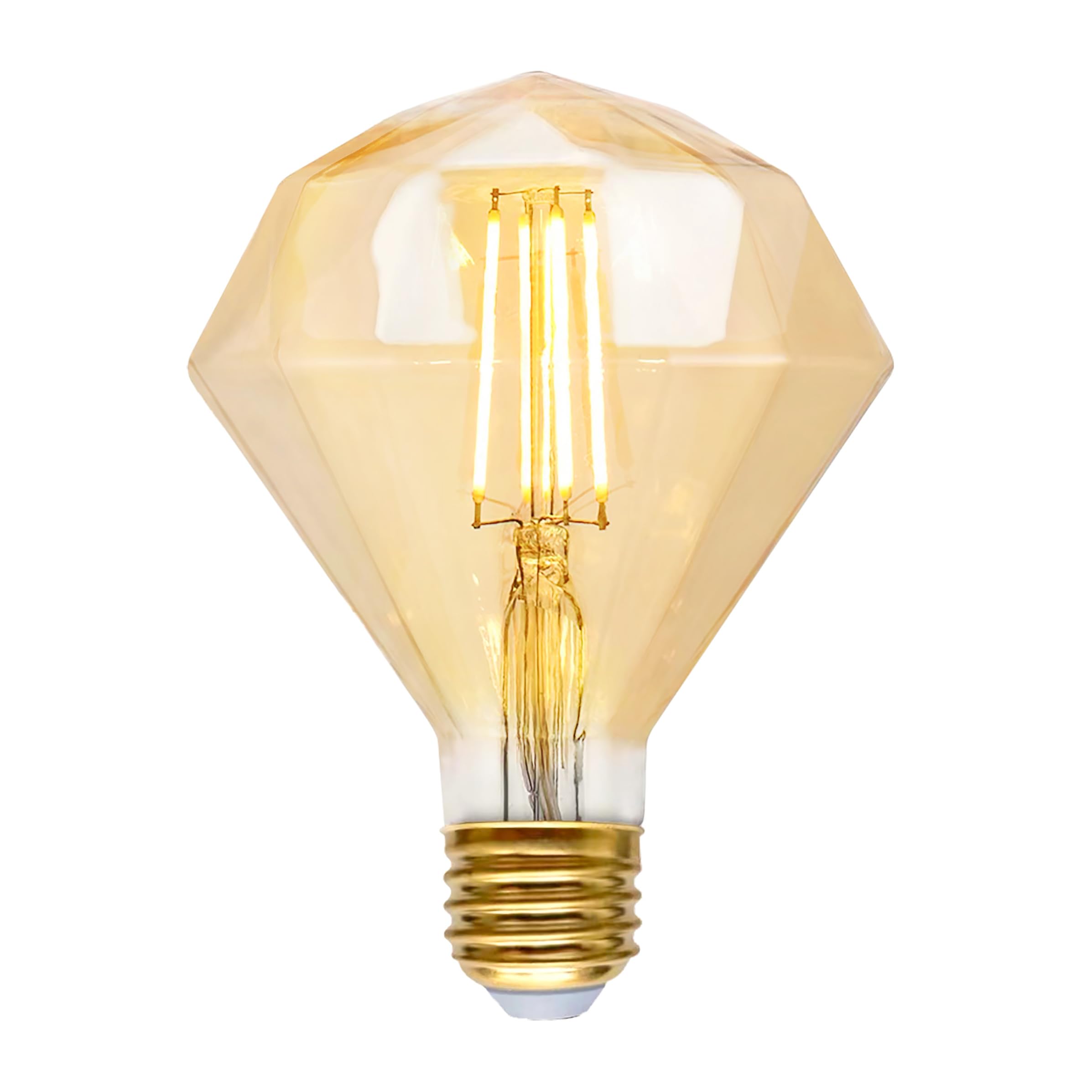 SD LUX Vintage LED Edison Bulb 6W 600LM Dimmable G40 Globe E26 Warm White 2700K 1 Pack