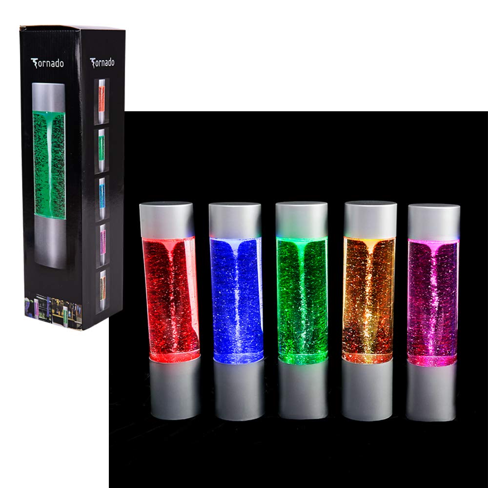 Rhode Island Novelty Tornado Lamp - 13.25in Plastic, Multicolor, Model ELTORLA