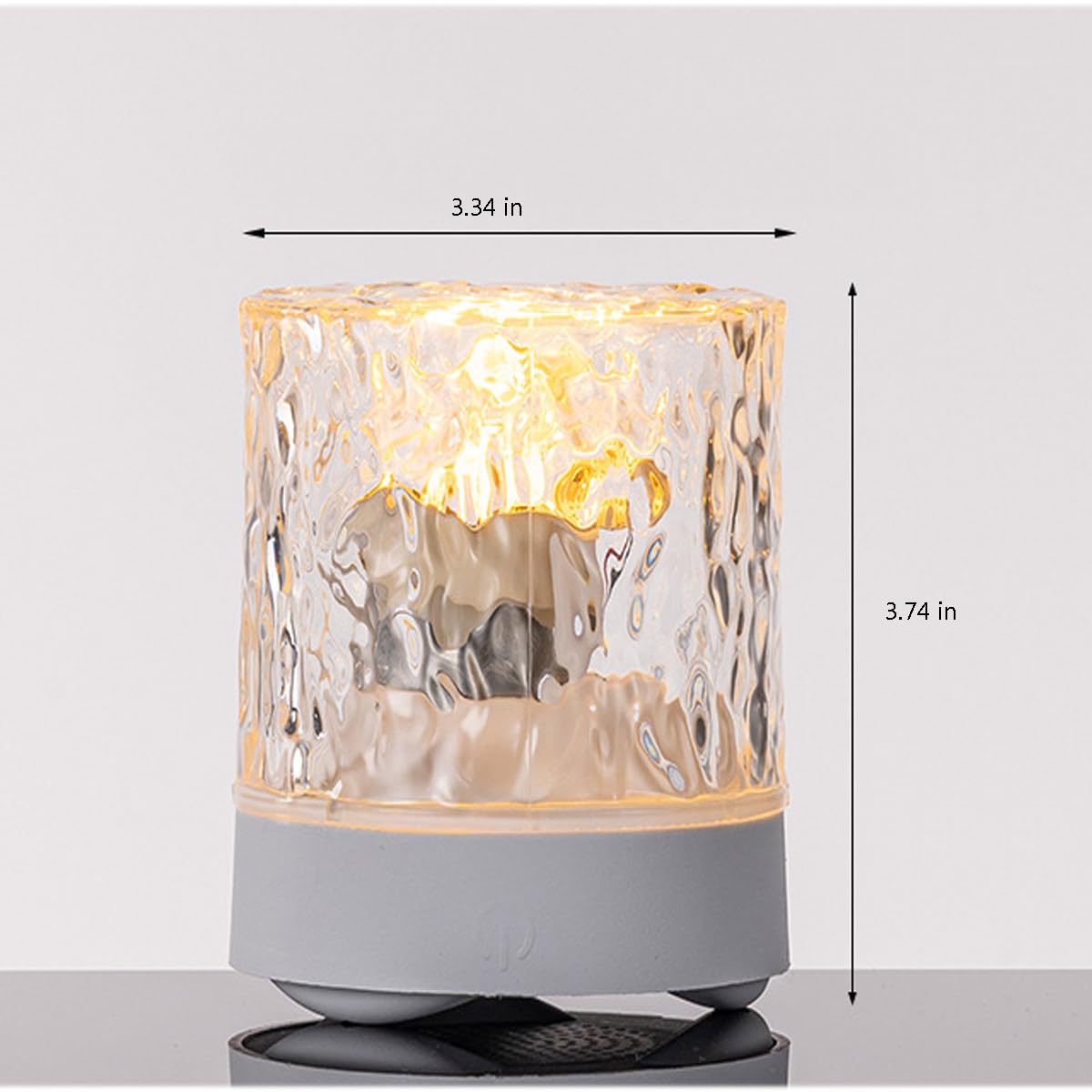 Jininq Rgb Color Changing Lamp - Ocean Wave & Northern Lights Show - Aurora Night Light