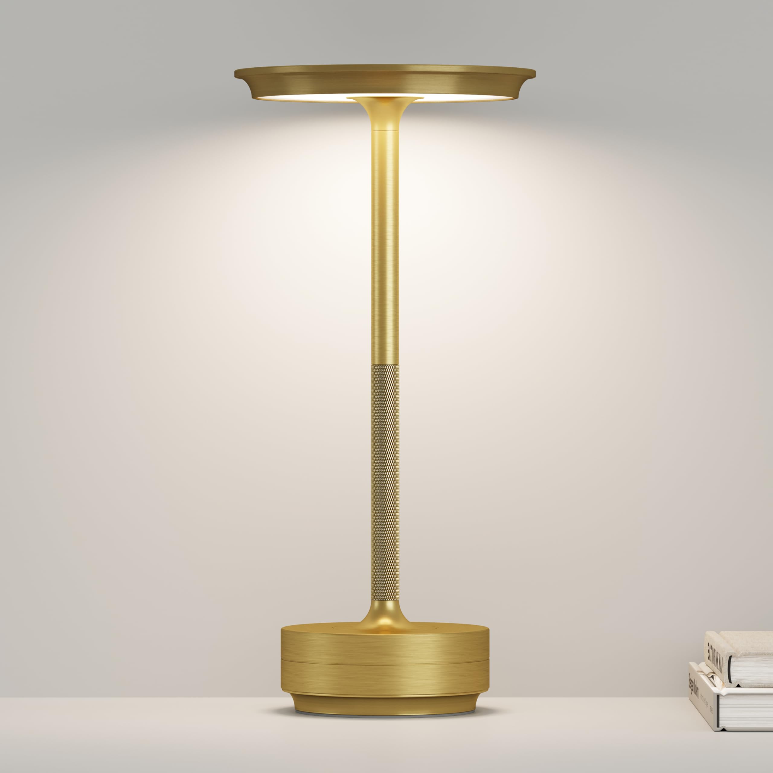 Ztflos Cordless Led Table Lamp,Portable Rechargeable Usb-C Battery Operated Table Lights Ip54 Waterproof 3 Levels Brightness Lig