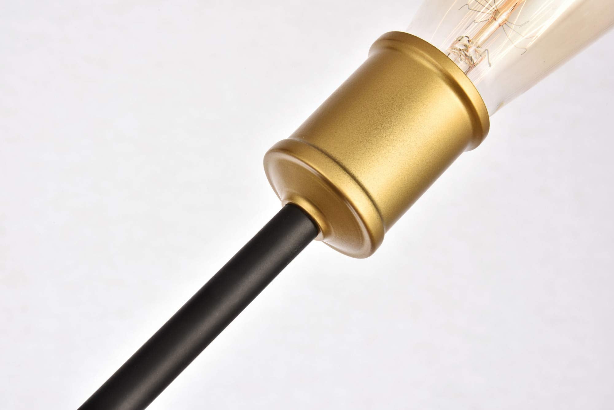 Living District Axel 6-Light Metal Flush Mount in Polished Nickel