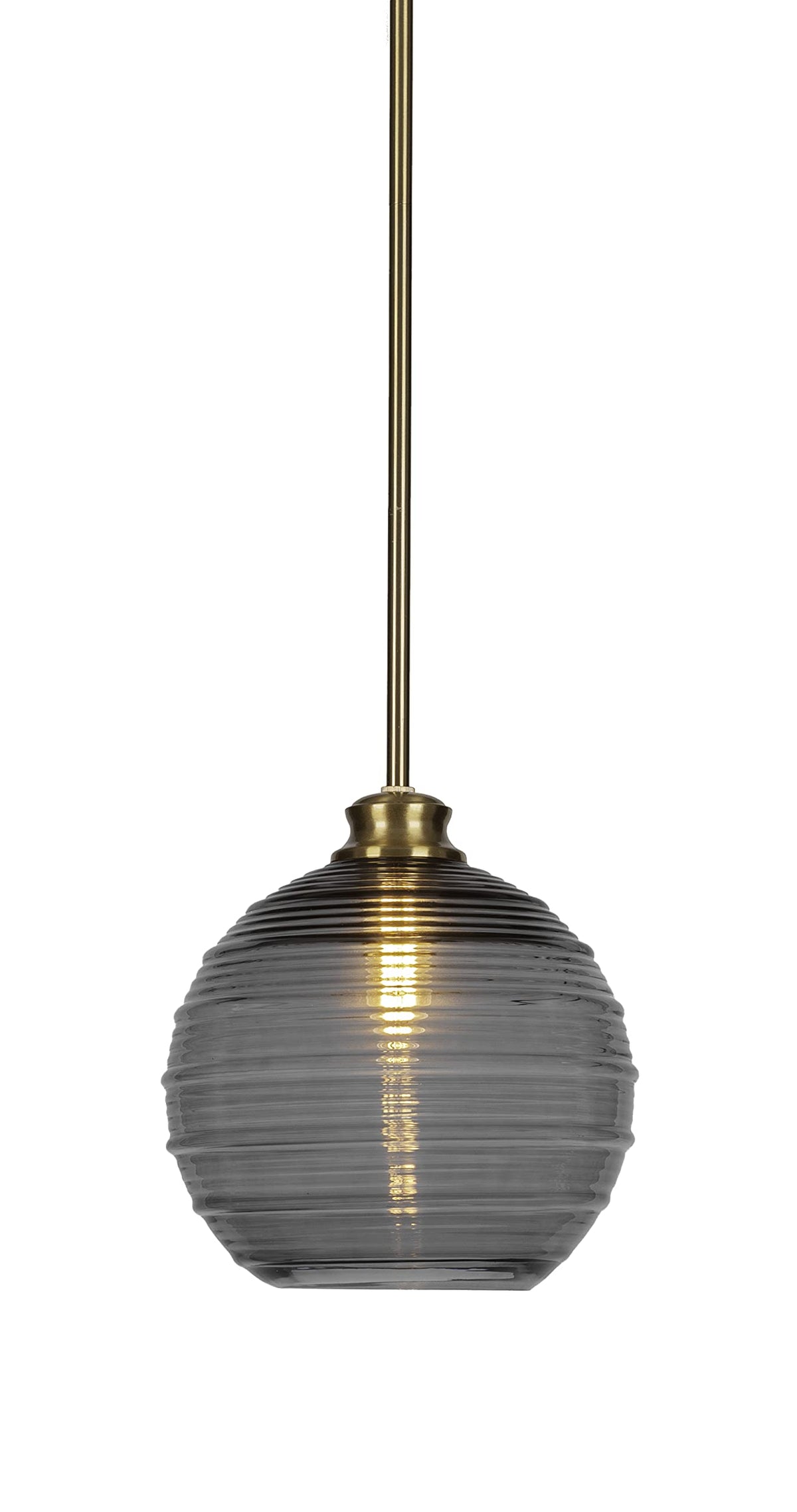 Malena 1 Light Pendant in New Age Brass (72-NAB-5122)