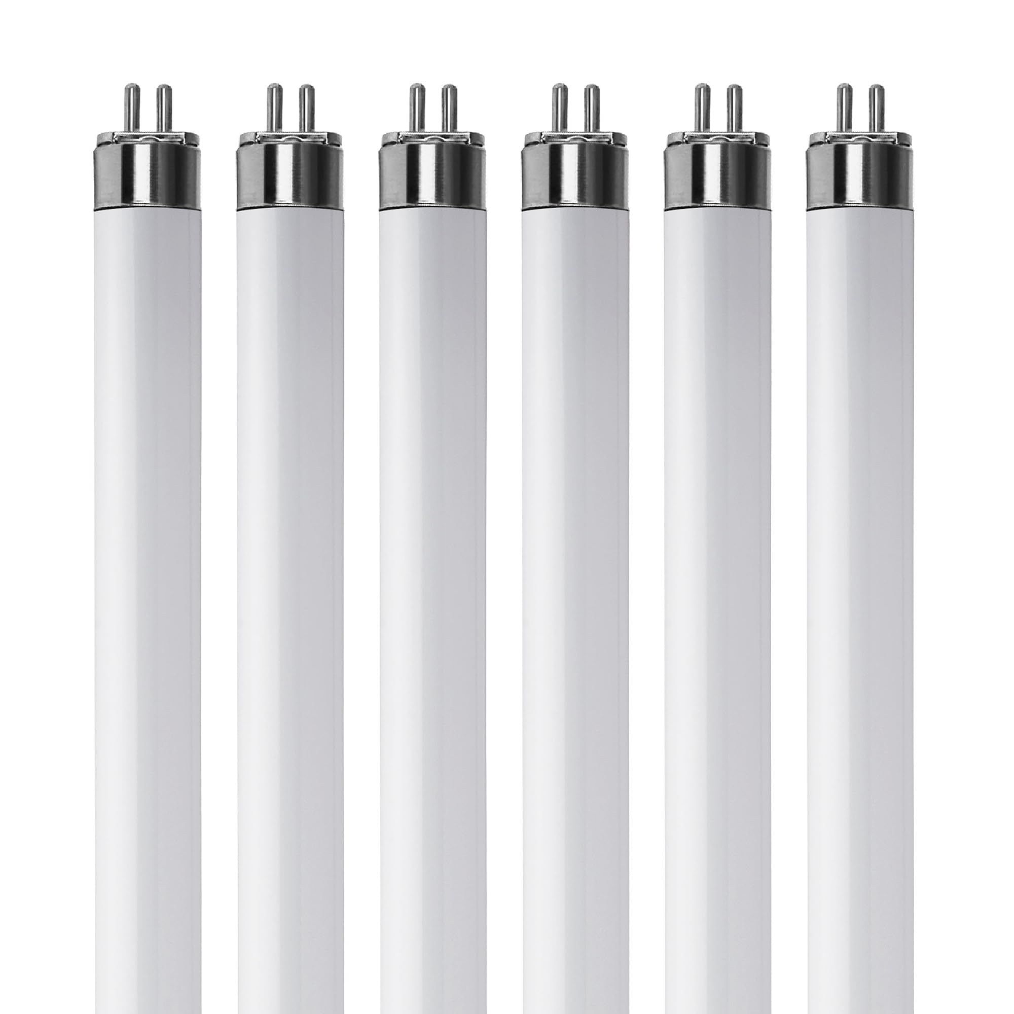 KOR (Pack of 6) F6T5/D - T5 Fluorescent 6500K Daylight - 6 Watt - 9 Super Long Life Light Bulbs