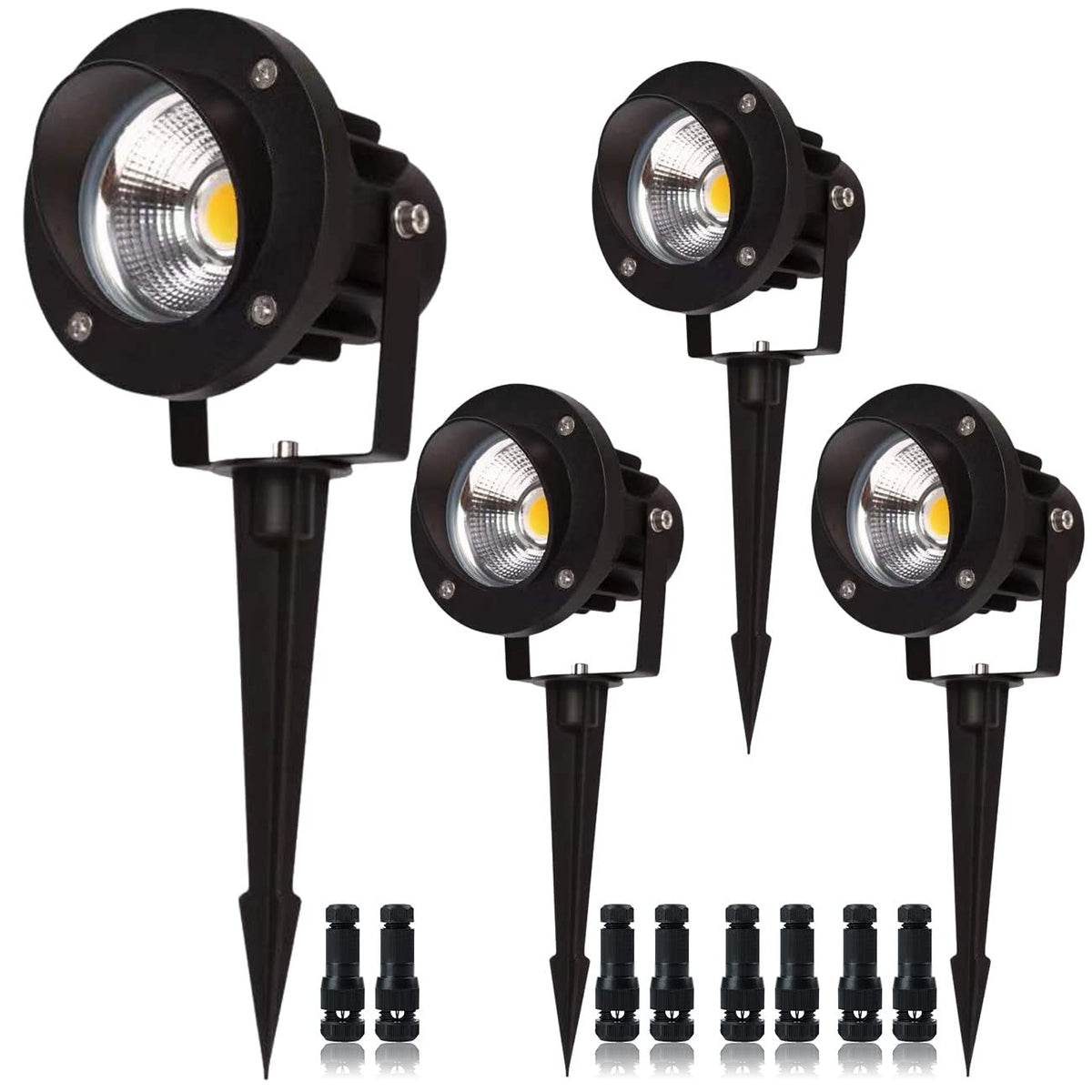 Eaglod 20W Led Spotlights Outdoor Landscape Lights,Low Voltage Led Landscape Lighting, 12V ~24V Ac/Dc Waterproof Landscape Spotl