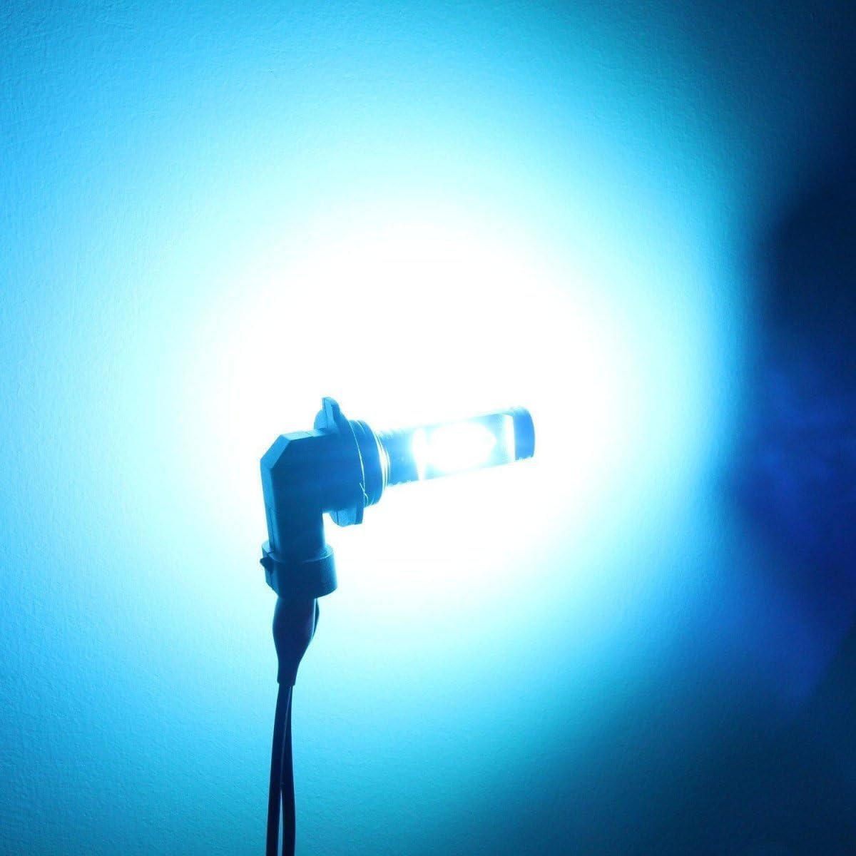 Alla Lighting H10 9145 LED Fog Bulbs 3800lm 8000K Ice Blue High Illumination Model ETI 56-SMD Replacement