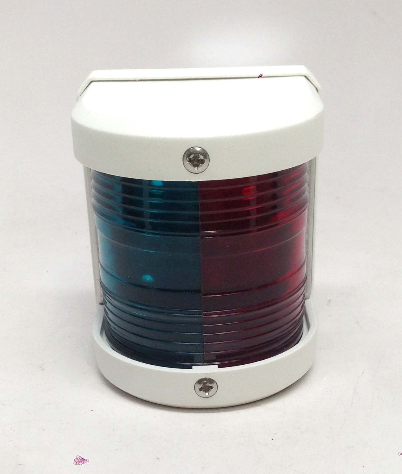 Pactrade Marine Waterproof Red & Green Bow LED Navigation Light - 2 Nautical Miles, Ideal for Boats, Marine Safety, Multi-Color