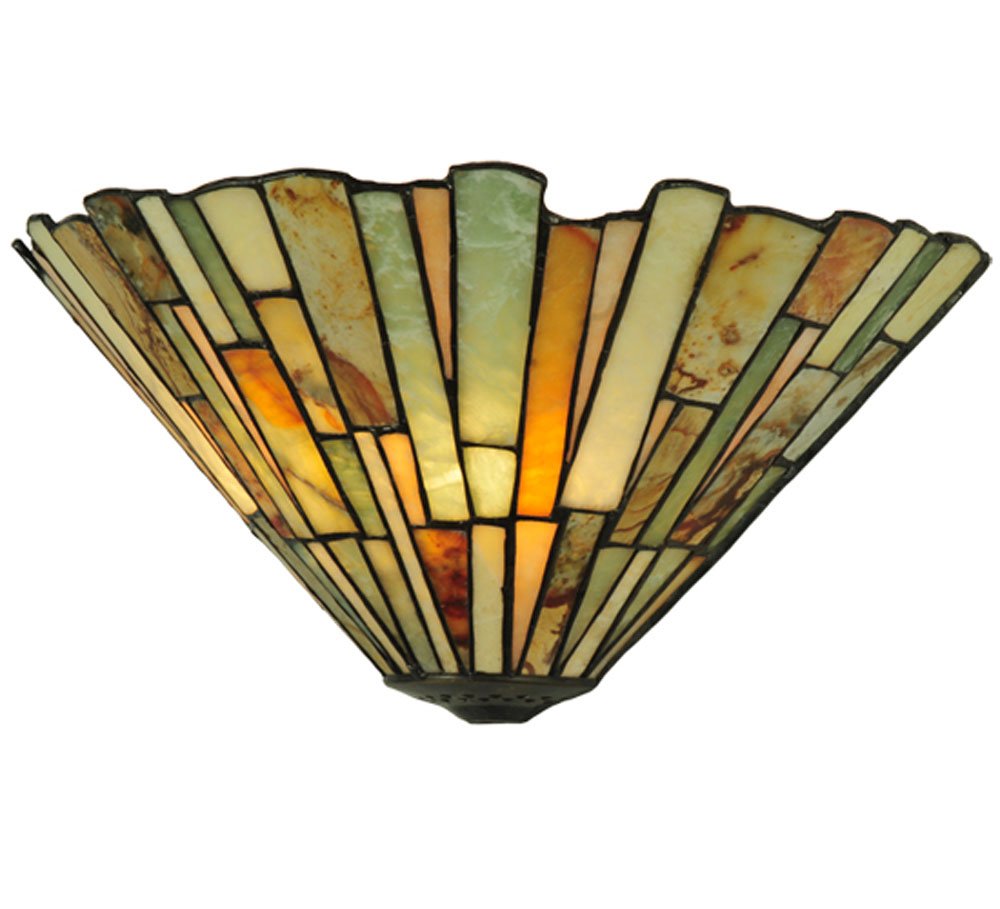 Meyda Tiffany 106732 Lighting, 13 Width, Finish: Moss Green