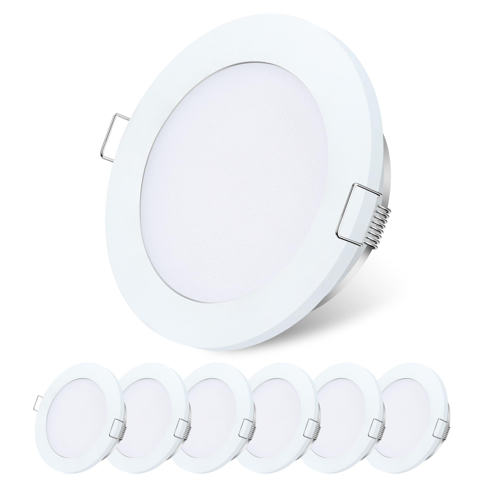 GZV RV Puck Light, RV Recessed Ceiling Light, DC 12V LED Light for Under Cabinet Camper Van Truck Motorhome Interior Lighting, 6