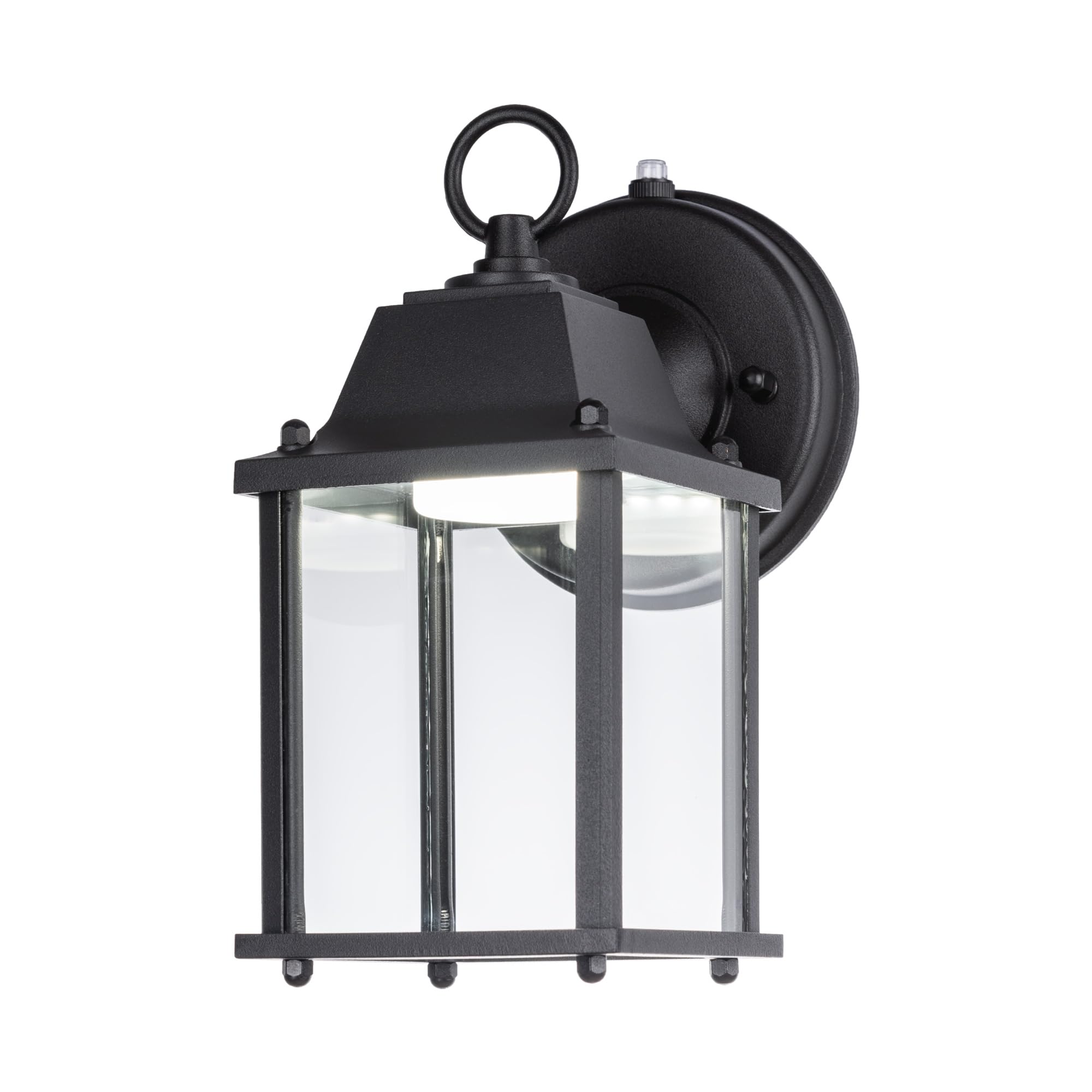 LIT-PaTH Outdoor LED Wall Lantern, 5000K Daylight White, Aluminum, 1-Pack, Black, Model LT-WL013P50K-BK-1PK