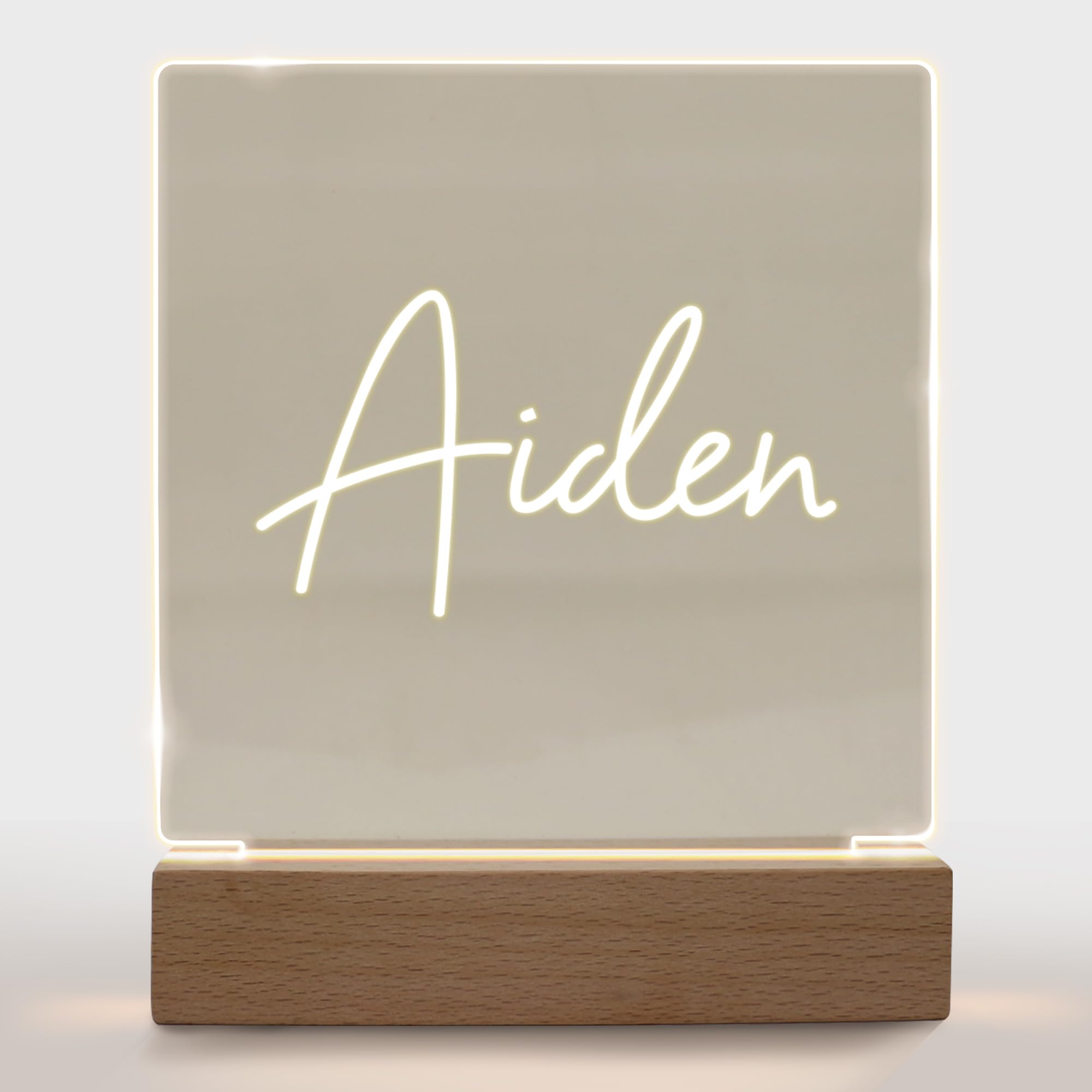 Personalized Night Light For Kids Girls Boys Customized Gifts For Baby Boy Bedroom Add Name