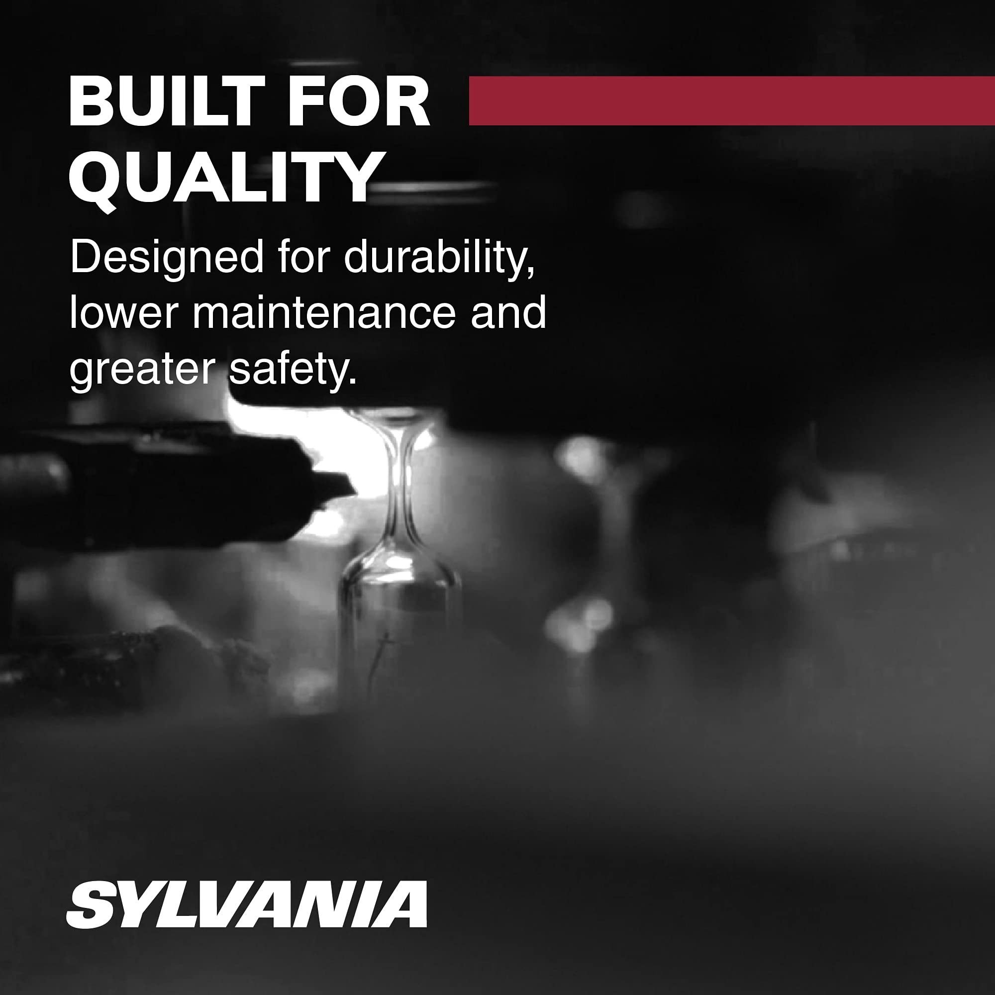 SYLVANIA 3757A Long Life Amber Miniature Bulbs - Ideal for Parking, Side Marker, Turn Signal - Contains 2 Bulbs