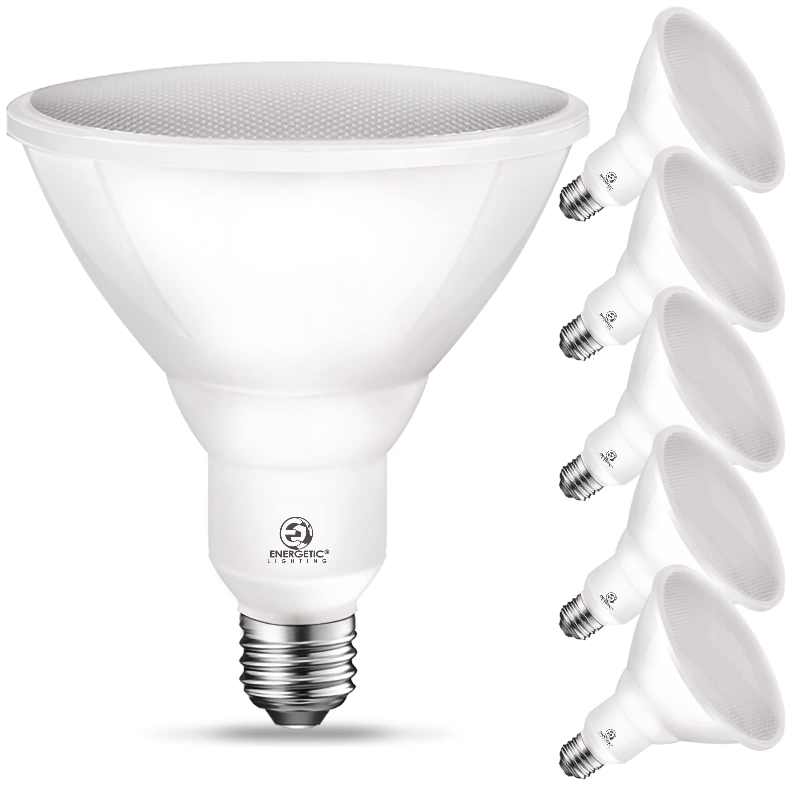 Energetic Par38 Led Flood Outdoor Light Bulb, 3000K Warm White, 90W Equivalent (11 Watt), 900 Lumens, E26 Base, Non-Dimmable, We