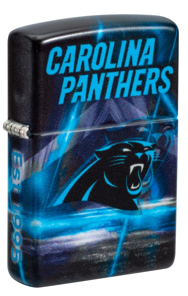 Zippo Nfl Carolina Panthers 540 Matte Pocket Lighter