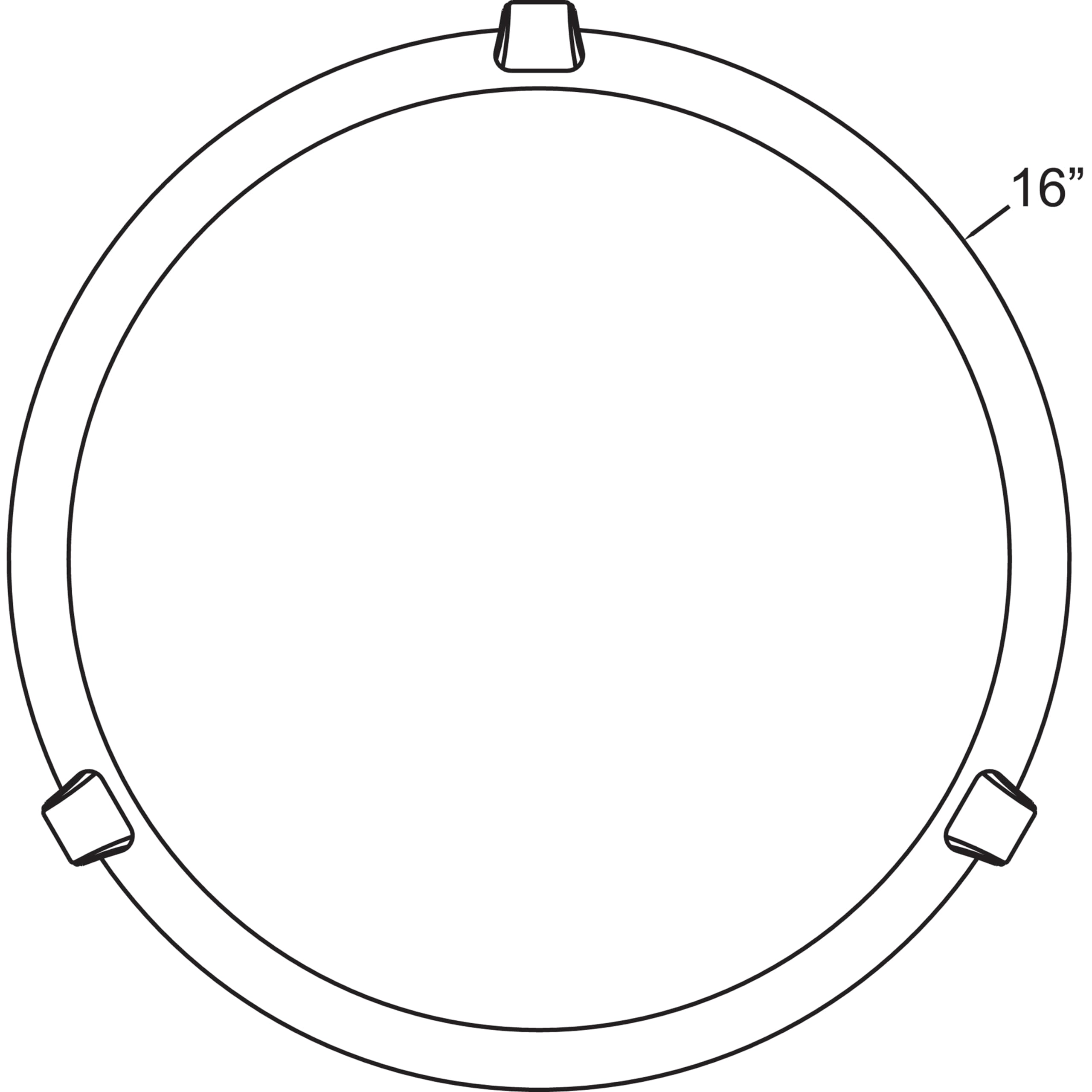 Mona - 16"Dia Flush Mount - Brushed Steel Finish - Alabaster Glass Shade