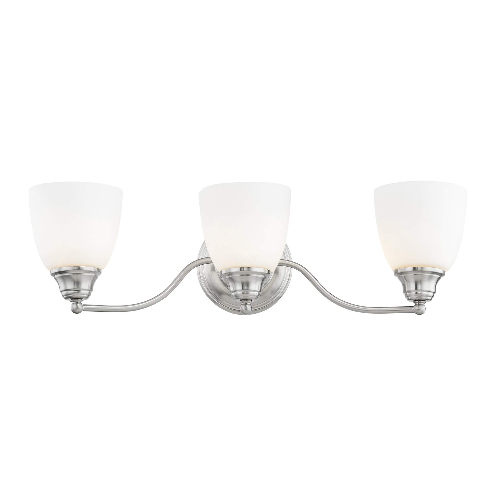 Livex Lighting 13673-05 Somerville 3-Light Bath Light, Alloy Steel, Polished Chrome, 23 x 7.5 x 7 inches