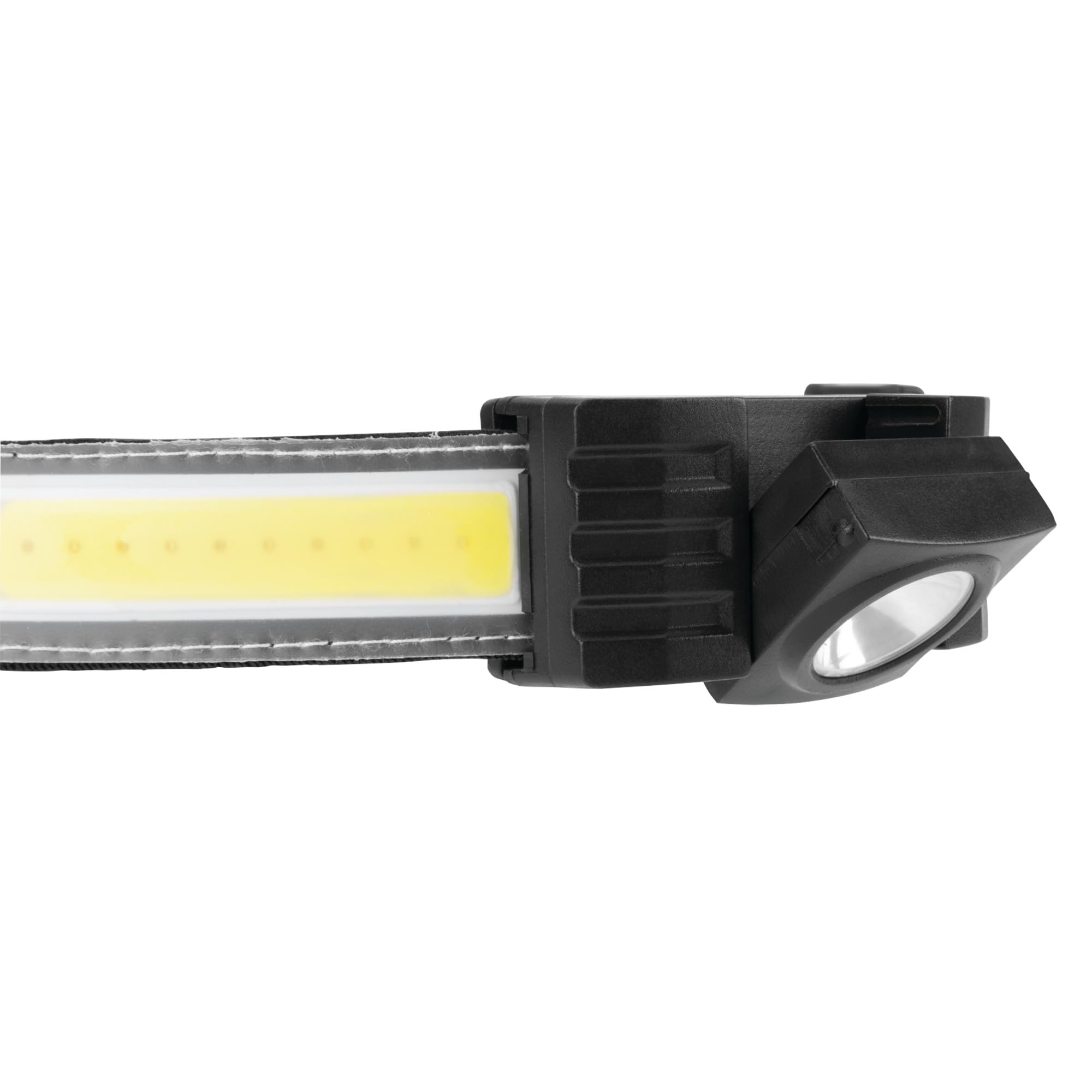 Performance Tool W2682 Rechargeable Headlamp - 550LM, COB Technology, Adjustable Strap, 5 Output Settings, Metal