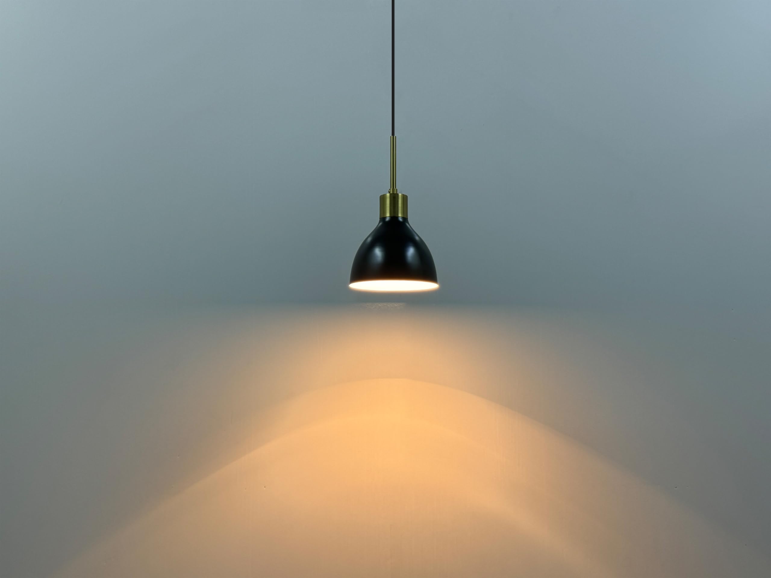 4 Pack 1 Light Kitchen Island Mini Hanging 6.5'' Metal Drum Pendant Ceiling Light Industrial Fixtures,Black Gold Finish For Over