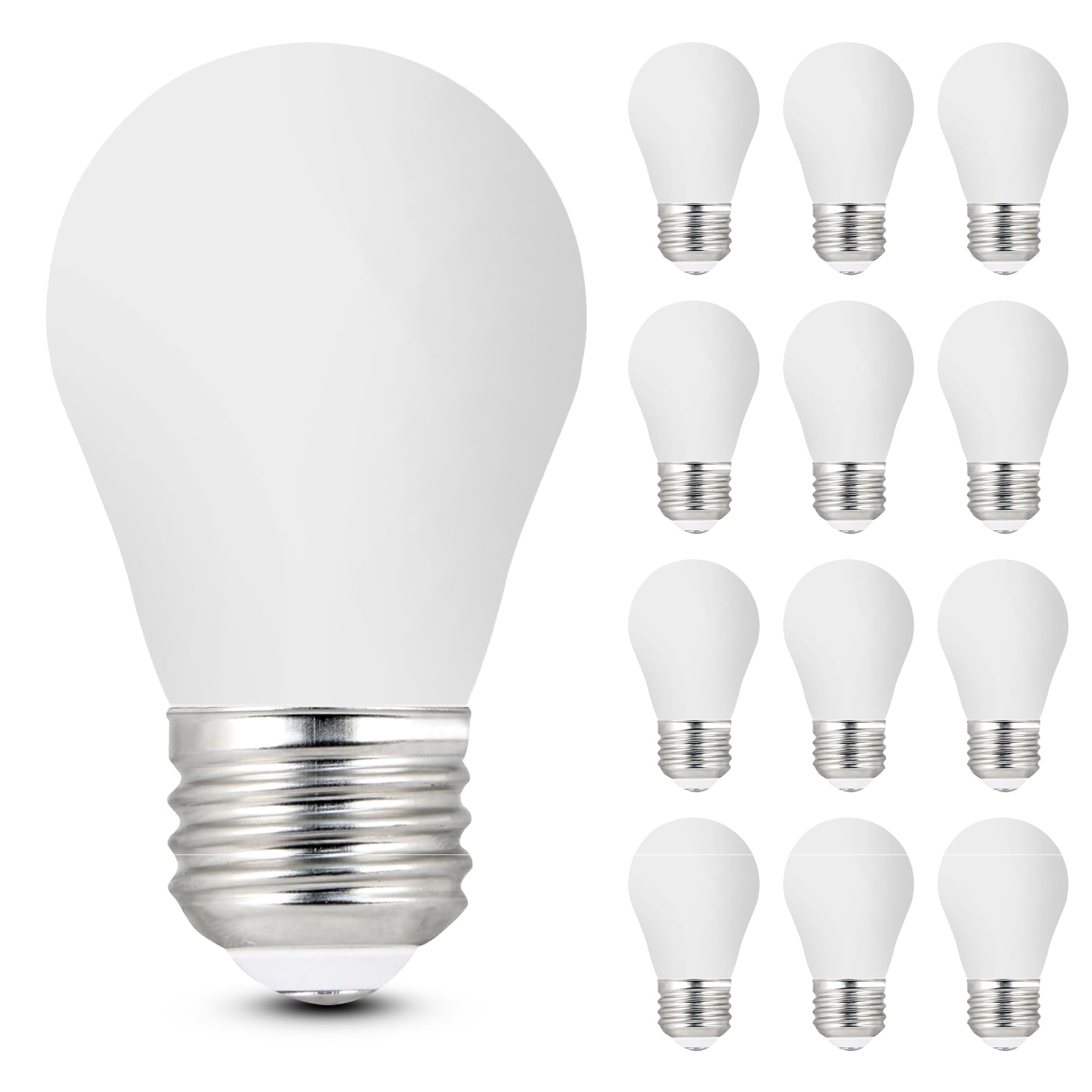 Feit Electric A15 LED Light Filament Bulb, 40W Equivalent, Dimmable, E26 Base, 2700K Soft White, 450 Lumens, Vintage Edison Ligh
