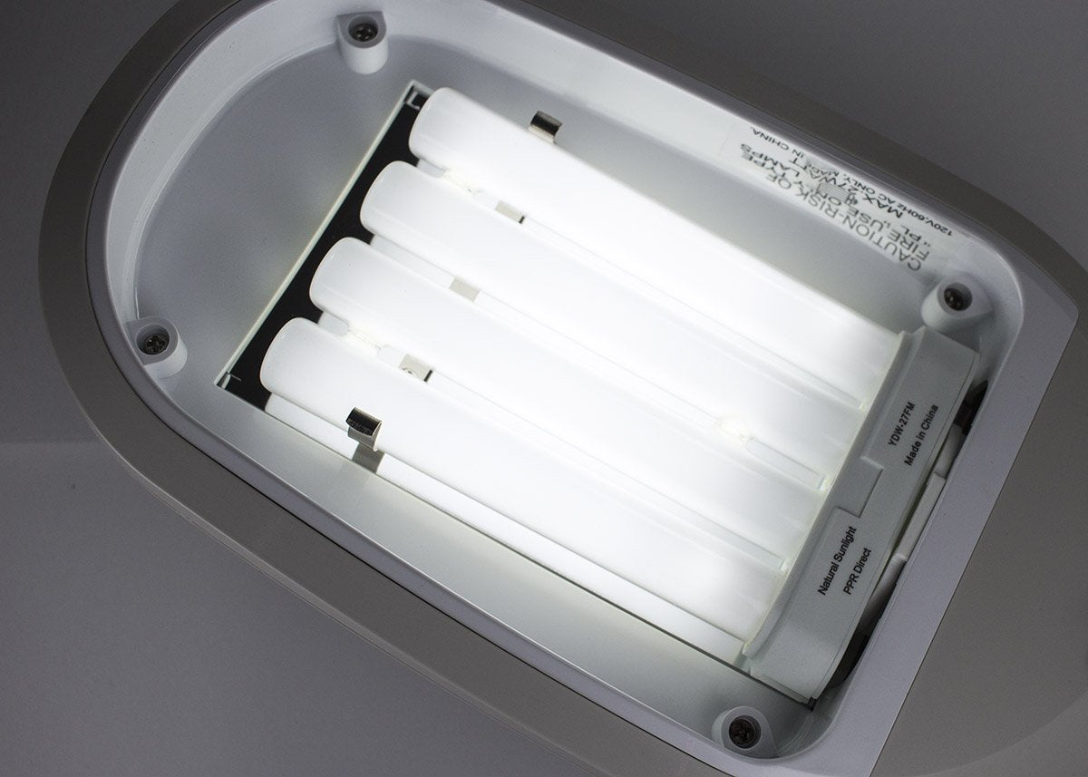 Lavish Home 27W Tube Bulb, Glass, 1 Count, Model 72-TUBE27, Ideal for Sunlight Lamps