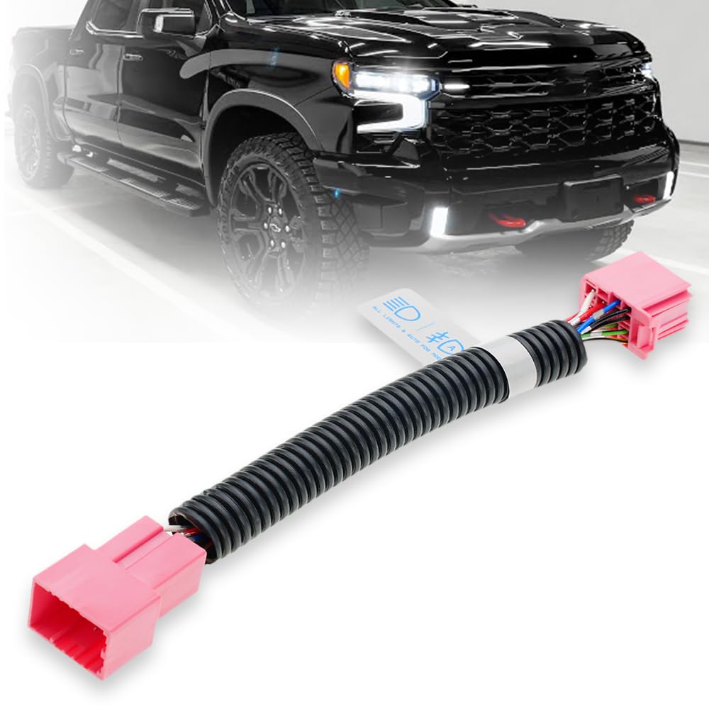 Auto Fog& All Lights Mod for 2022-2025 Chevy Silverado GMC Sierra 1500& 2024-2025 2500 3500-Fog Light Auto Come on with Auto Hea