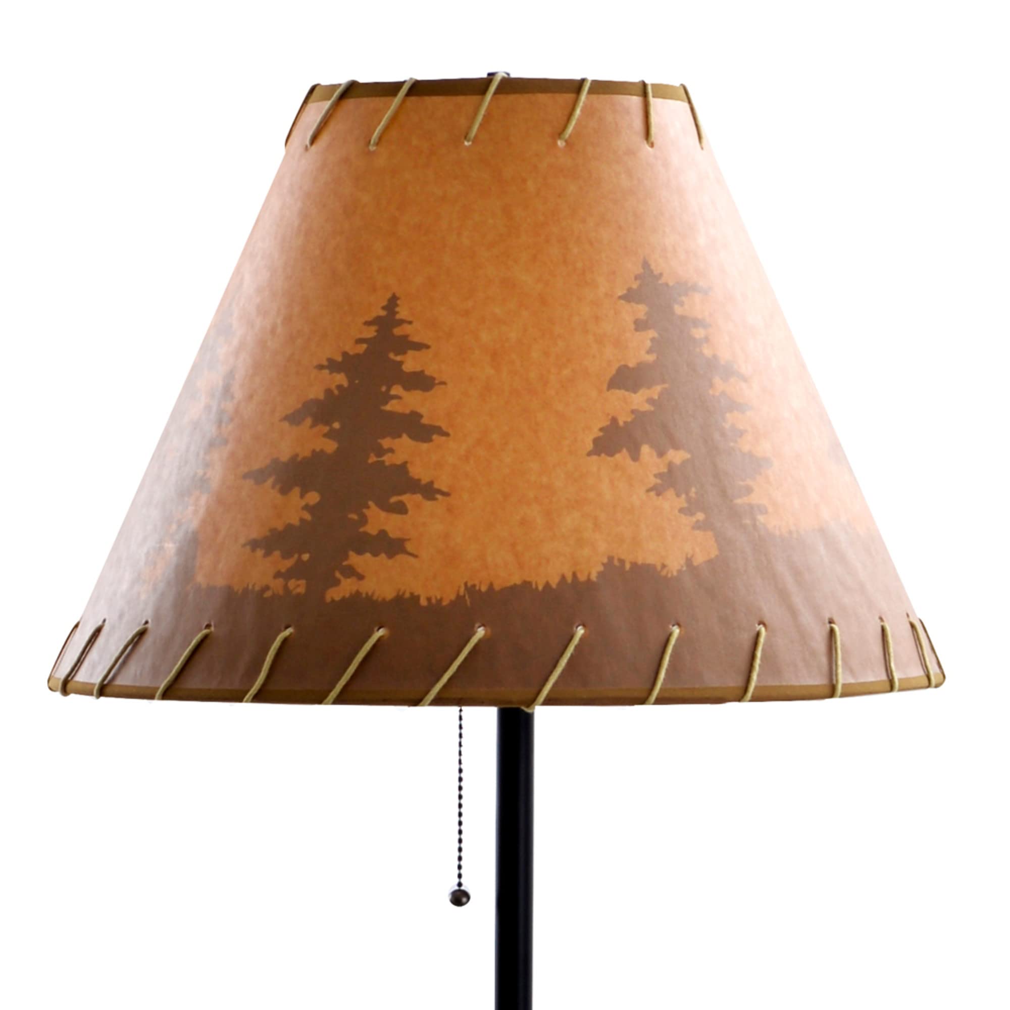 Catalina Lighting 19908-000 Rustic Cabin Lodge 3-Piece Table & Floor Lamp Set, Led Bulb Not Included, 58'', Forest Print,Set Of