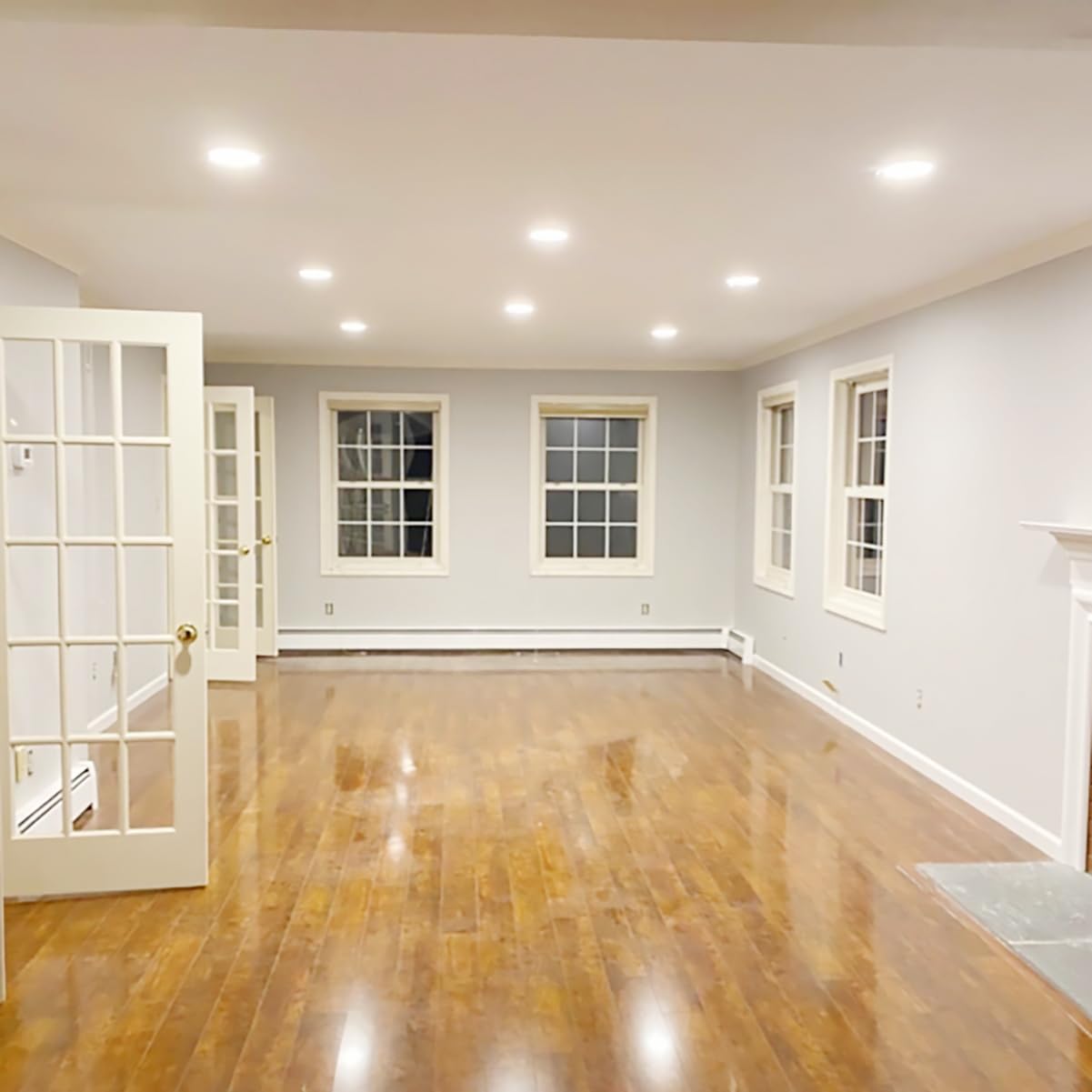 Baiyilux 12 Pack Recessed Lighting 6 Inch Led Ceiling Lights With Junction Box, 6000K Canless Recessed Led Can Lights, 12W 110W Eqv, 1050Lm High Brightness Led Lights