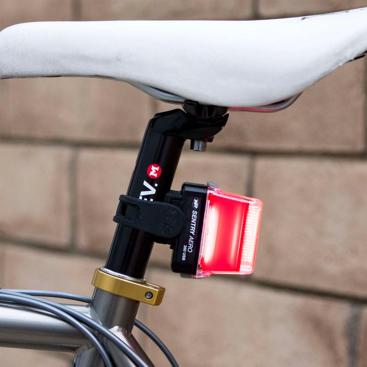 NiteRider Sentry Aero 260 Taillight - Red, One Size, High-Visibility LED Bike Light for Safety and Security