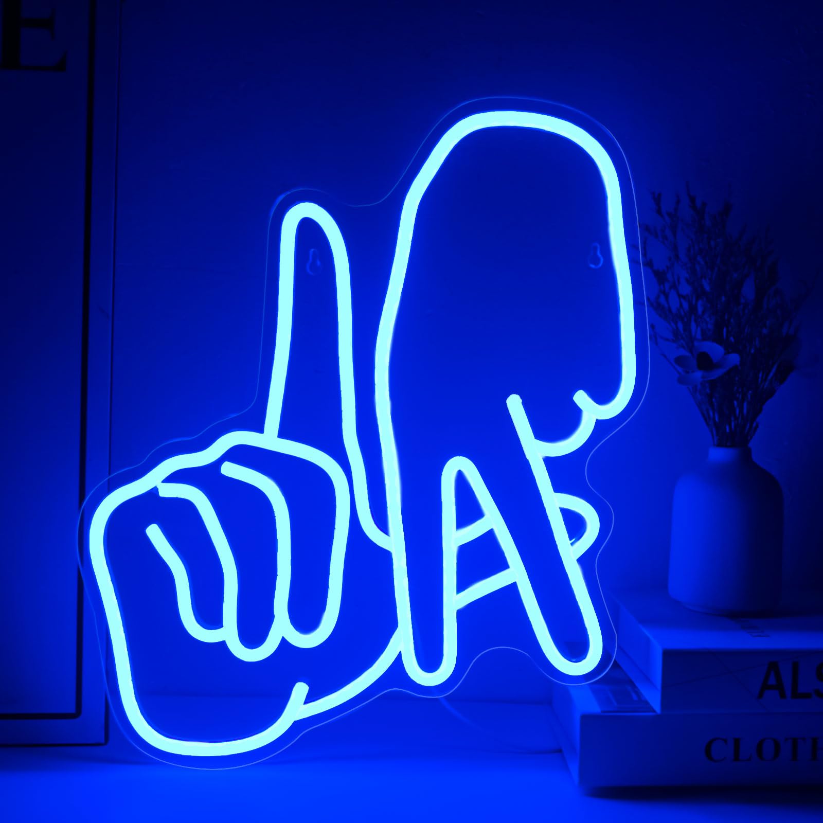 La Baseball Neon Sign Dimmable Gesture Los Angeles Neon Lights For Man Cave Baseball Team Logo Led Sign For Wall Decor Bedroom Party Birthday Christmas Gift Fans