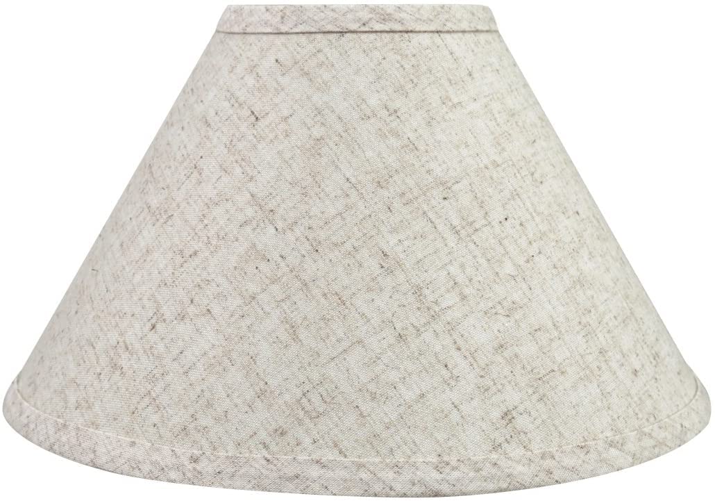 Aspen Creative 58703A, Empire Uno Lamp Shade, Beige, 4&quot; Top x 11&quot; Bottom x 7&quot; Slant Height, Slip UNO 33mm