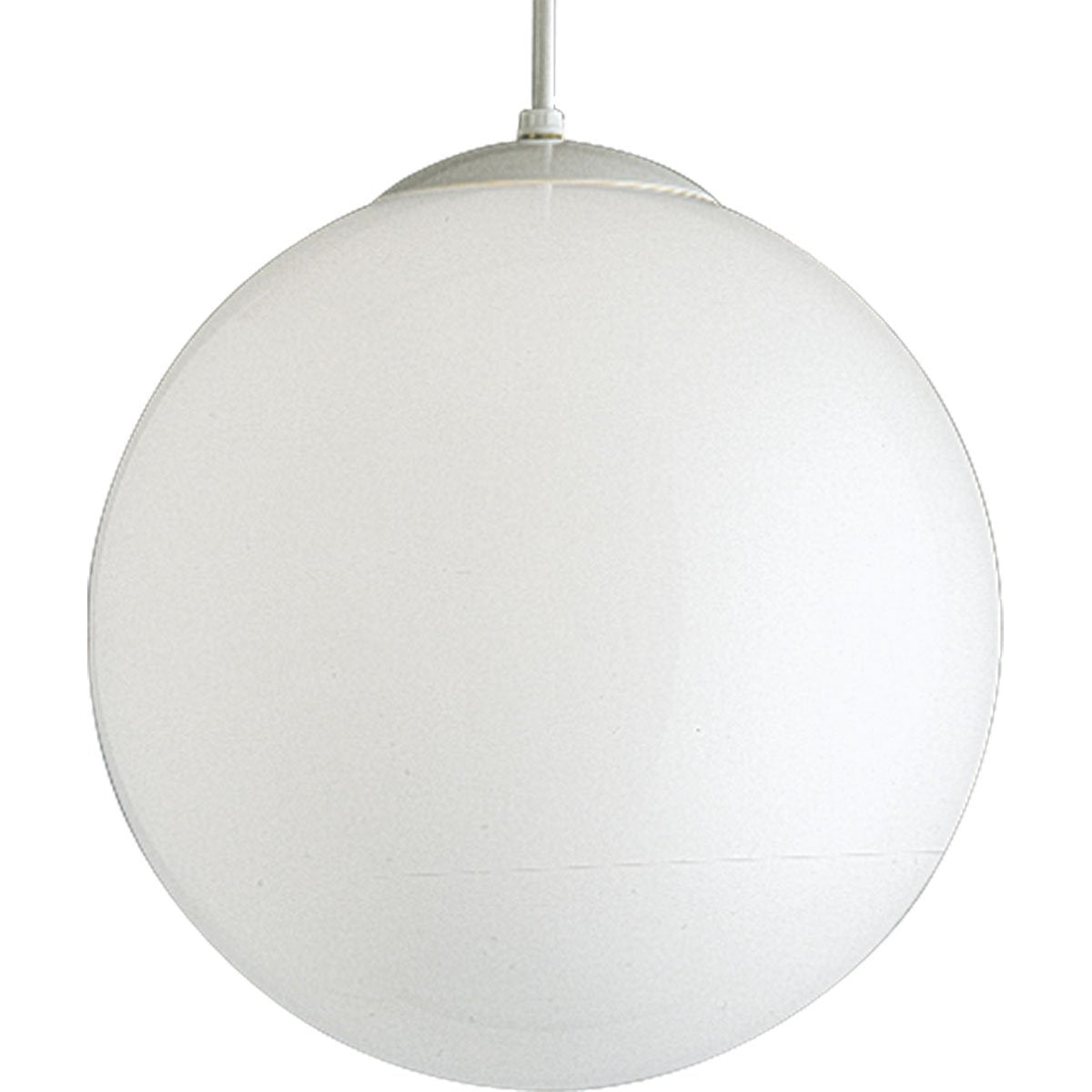 Progress Lighting P4406-29 Opal Cased Globe Pendant Light, Steel, 14 in x 14 in, White